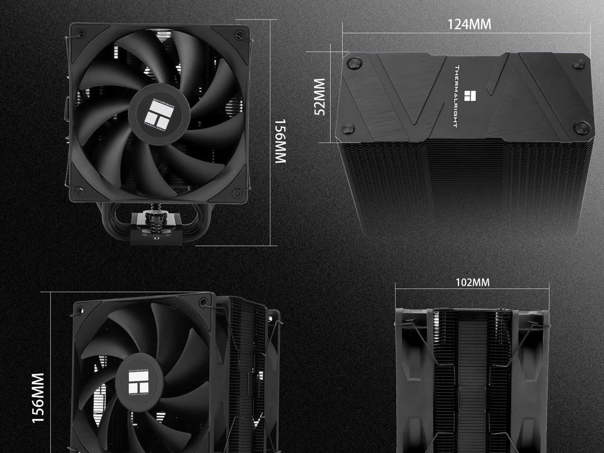 Thermalright Burst Assassin 120 EVO Dark Air Cooler