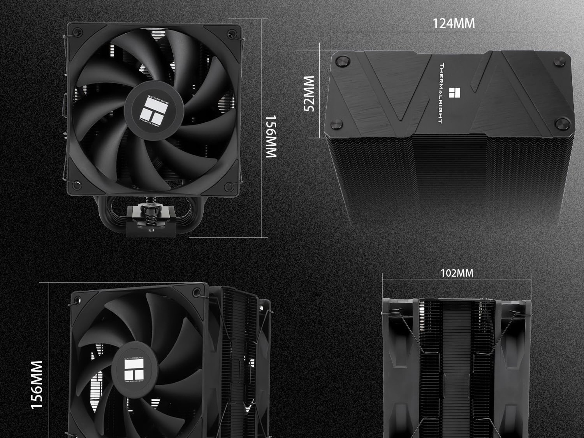 Thermalright Burst Assassin 120 EVO. Dark Air Cooler