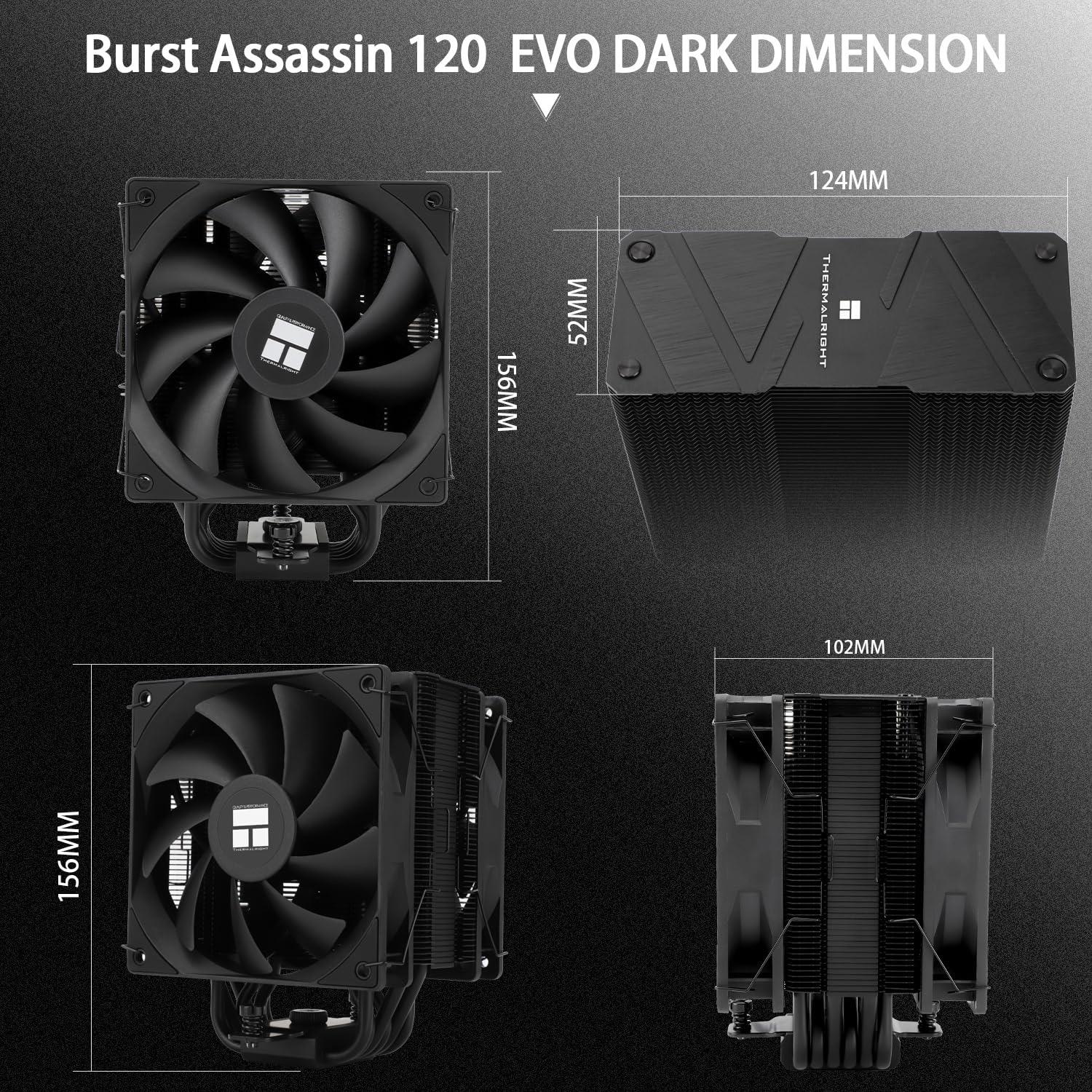 Thermalright Burst Assassin 120 EVO. Dark Air Cooler