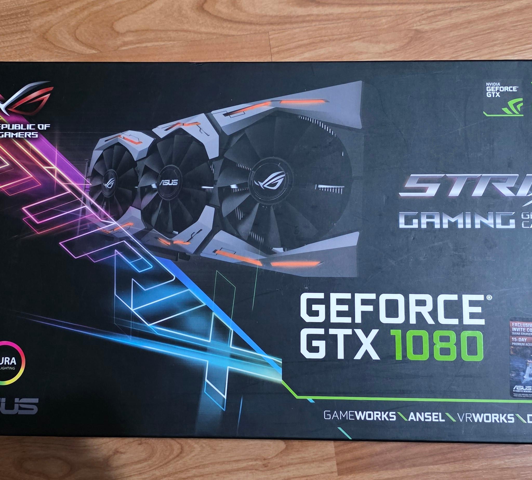 ASUS ROG STRIX GTX 1080 O8G GAMING GTX 1080 w/8GB GDDR5X