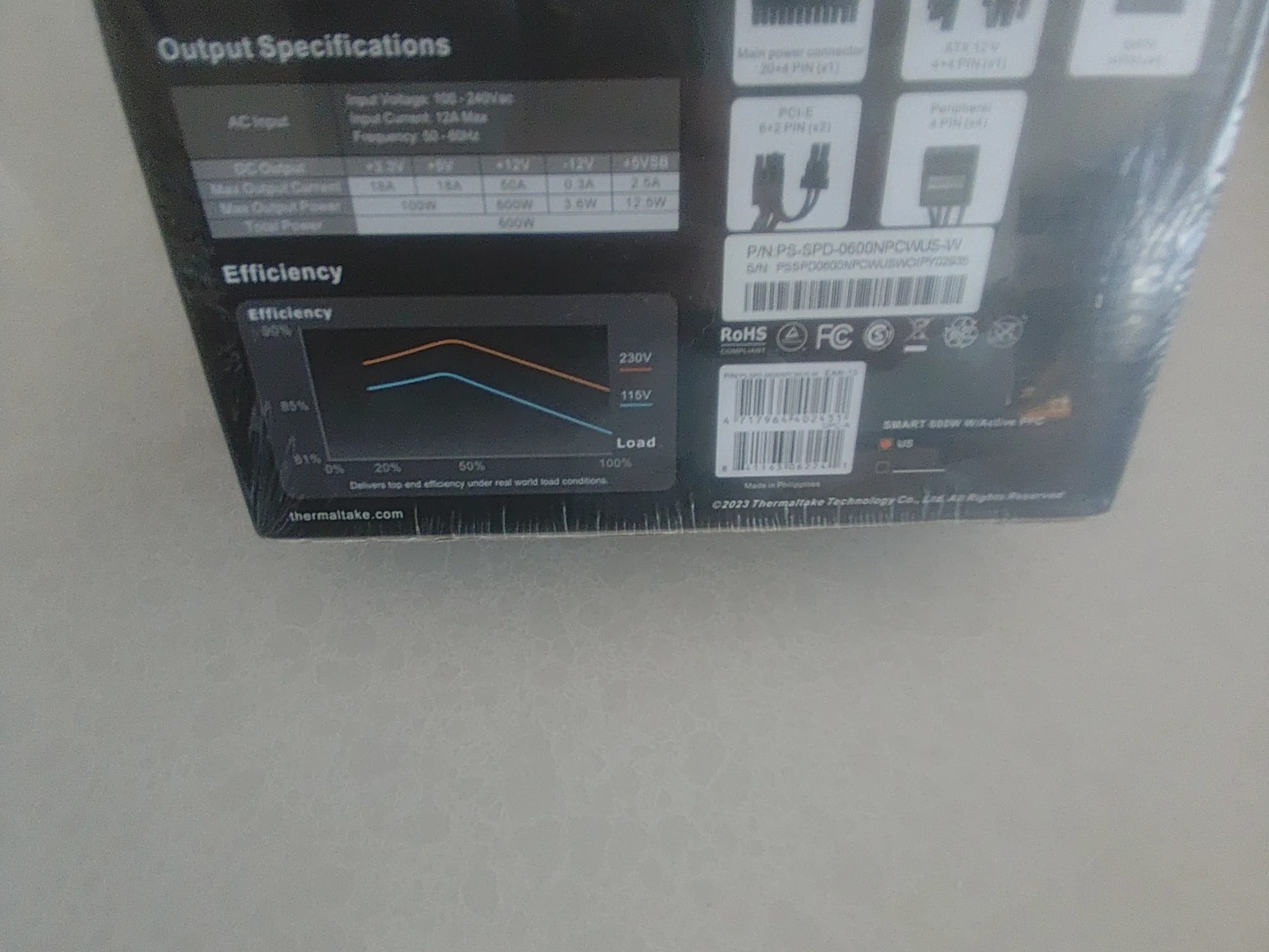 Thermaltake SMART SERIES 600W PSU 10% OFF
