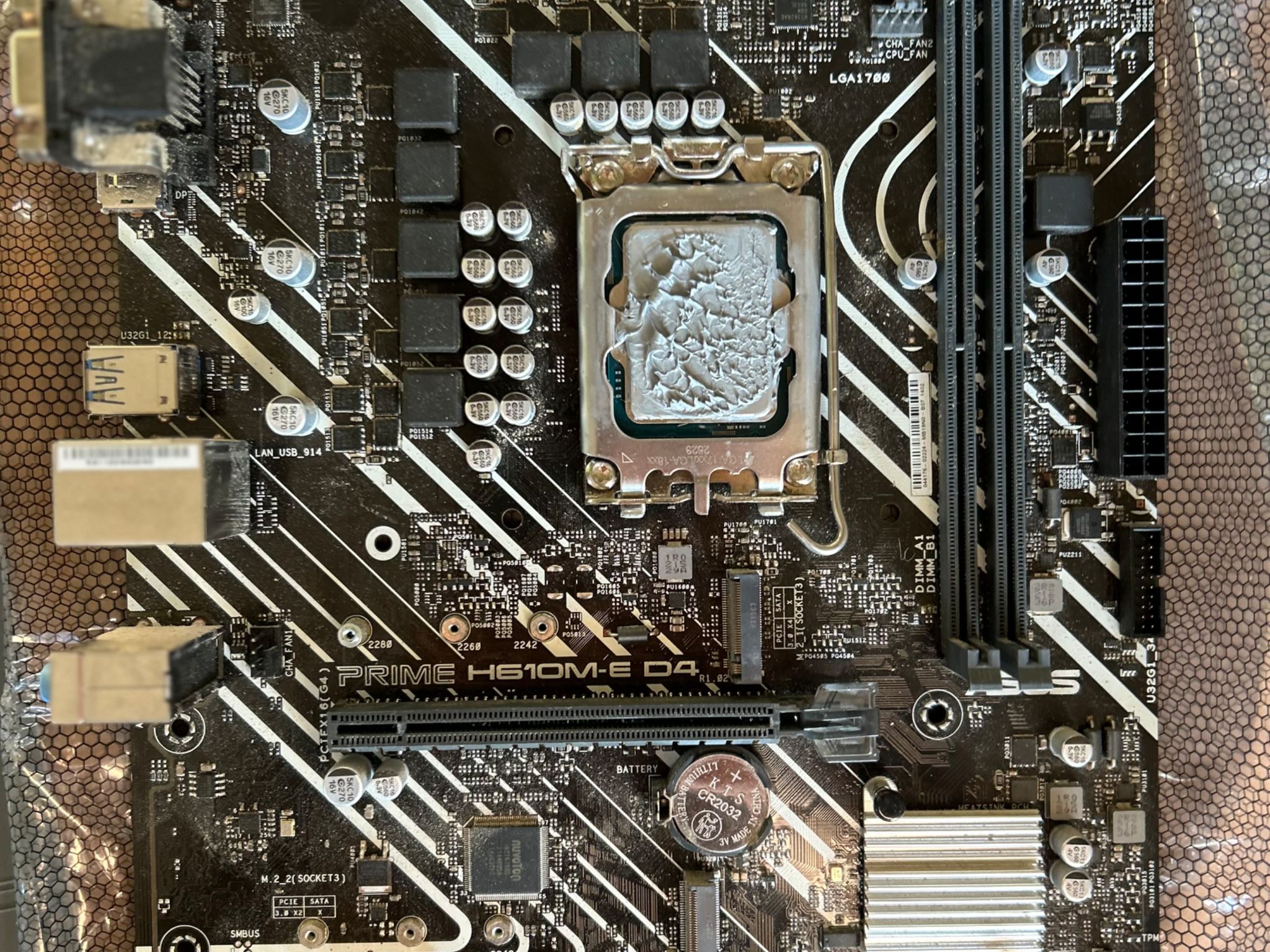 INTEL CPU + MOBO COMBO i3-12100F - ASUS PRIME H610M-E D4