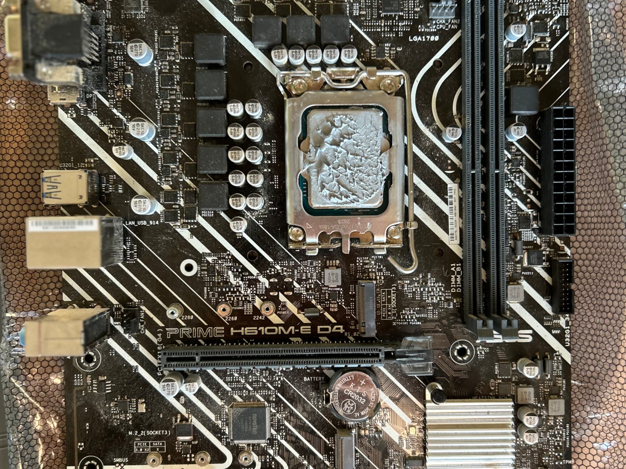 INTEL CPU + MOBO COMBO i3-12100F - ASUS PRIME H610M-E D4
