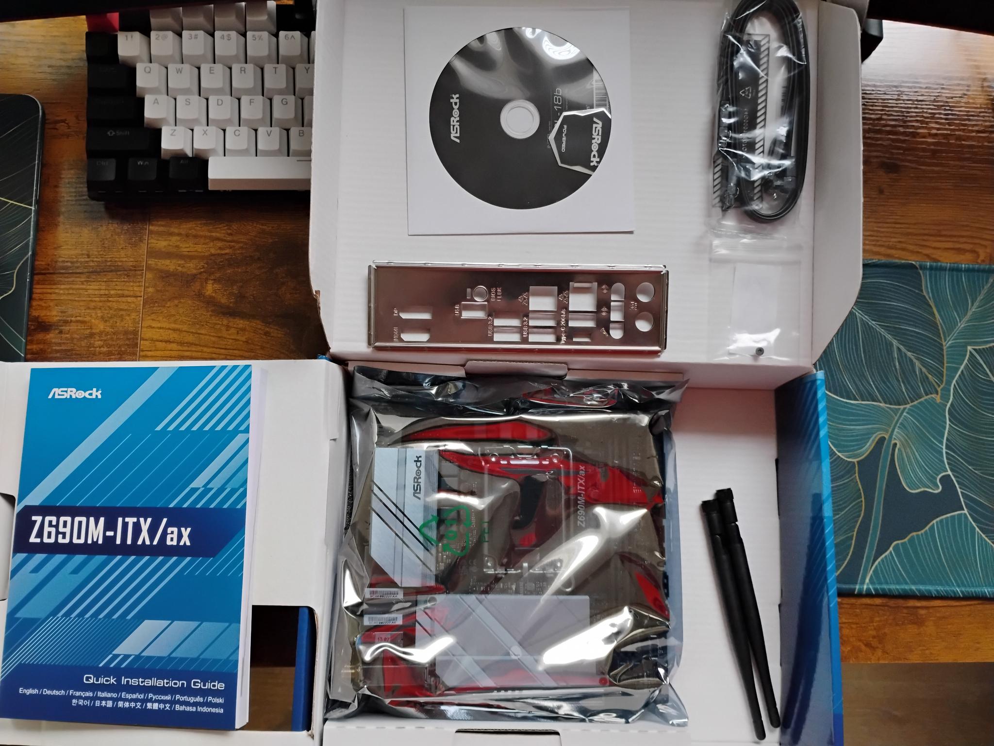 Asrock Z690m-itx/ax DDR4 ITX motherboard LGA 1700