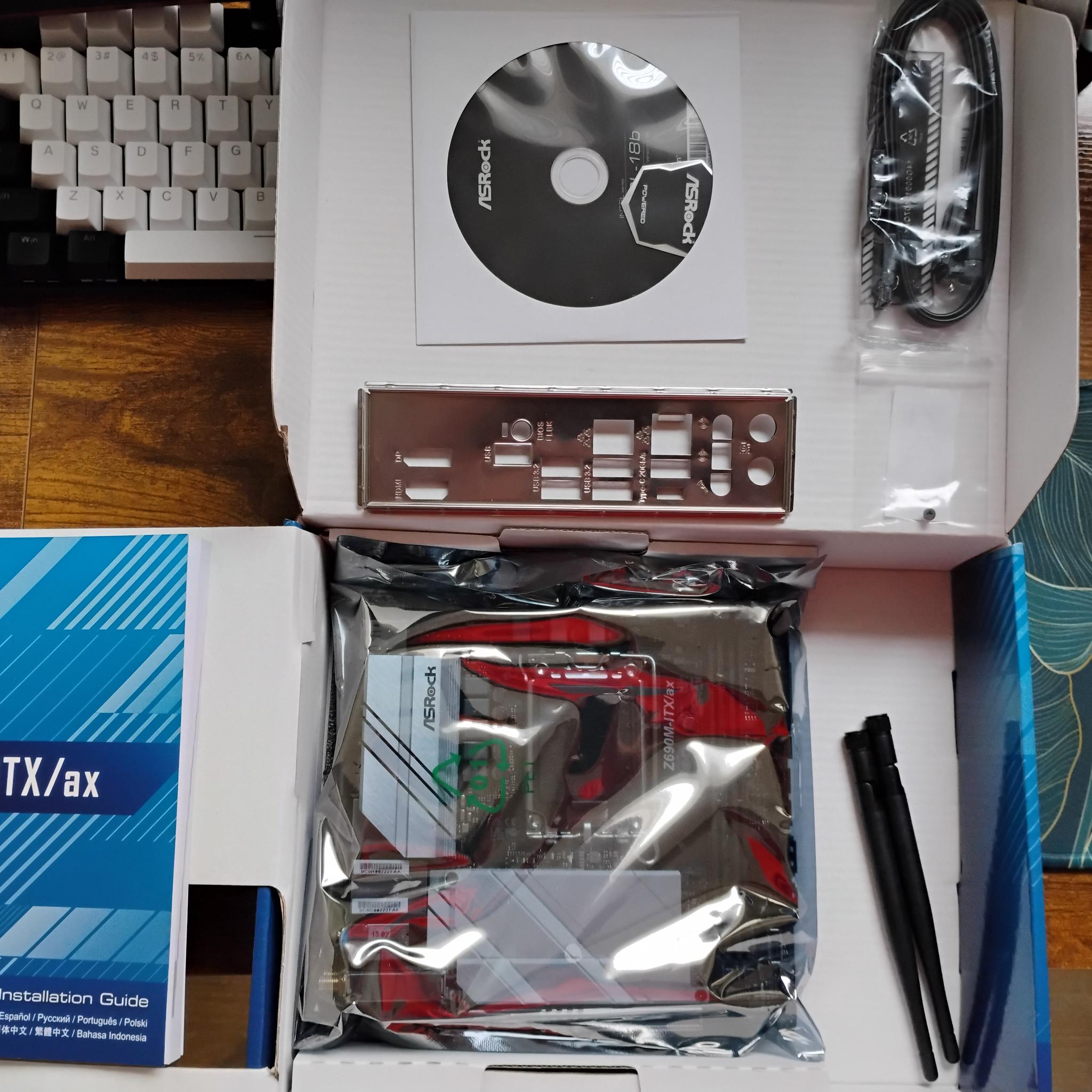 Asrock Z690m-itx/ax DDR4 ITX motherboard LGA 1700