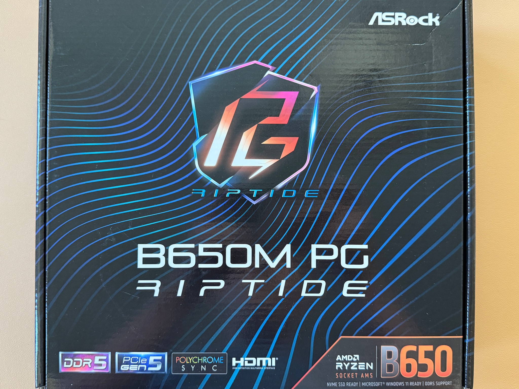 AMD Ryzen 5 7600X + Asrock B650M PG Riptide + GSkill 16GB 6000mhz DDR5 Combo - With Cooler