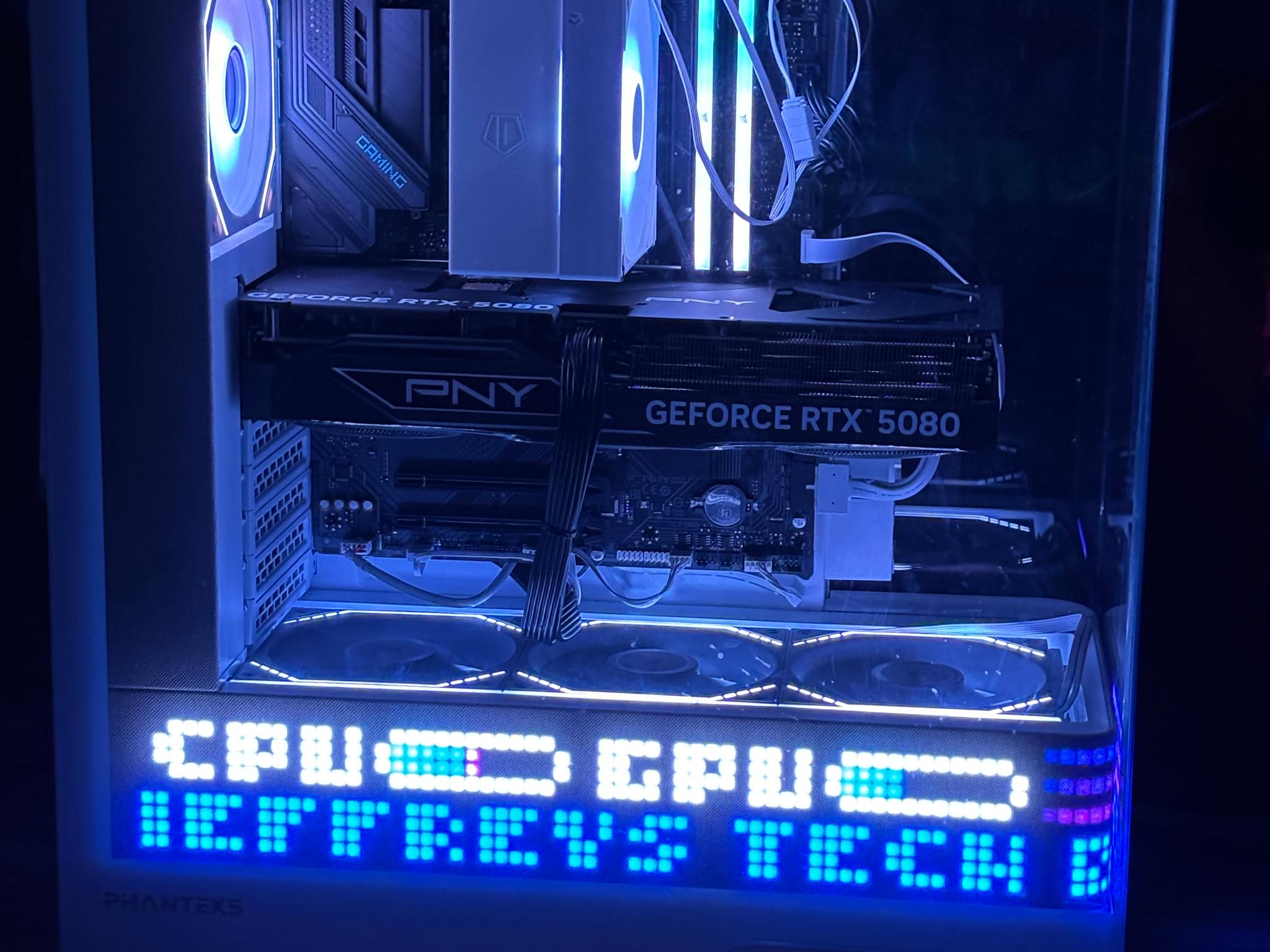 GeForce RTX 5080 Custom Gaming PC - Ryzen 7 7800X3D, 32GB RAM, 1TB NVMe SSD