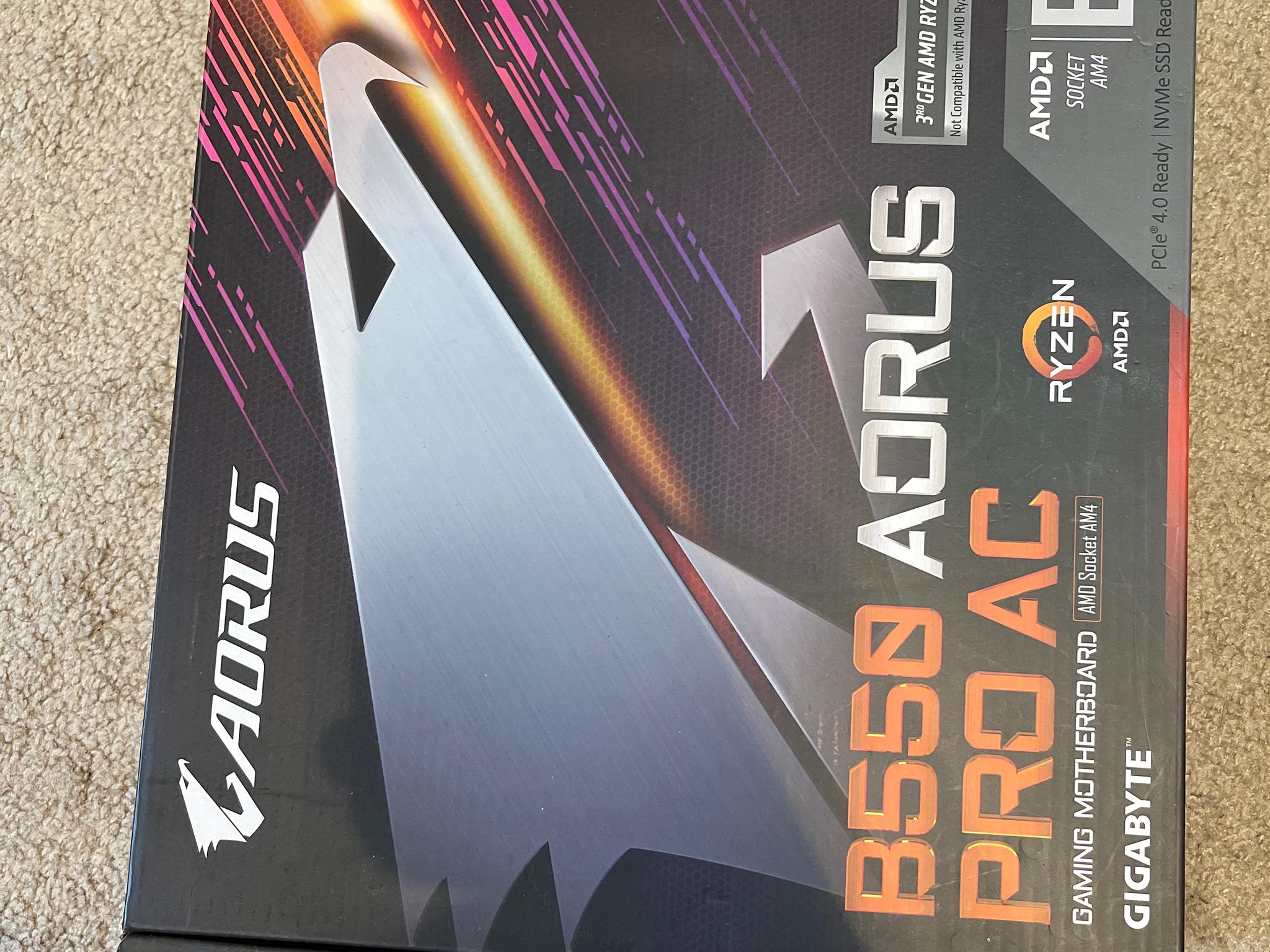 Gigabyte B550 Aorus Pro AC