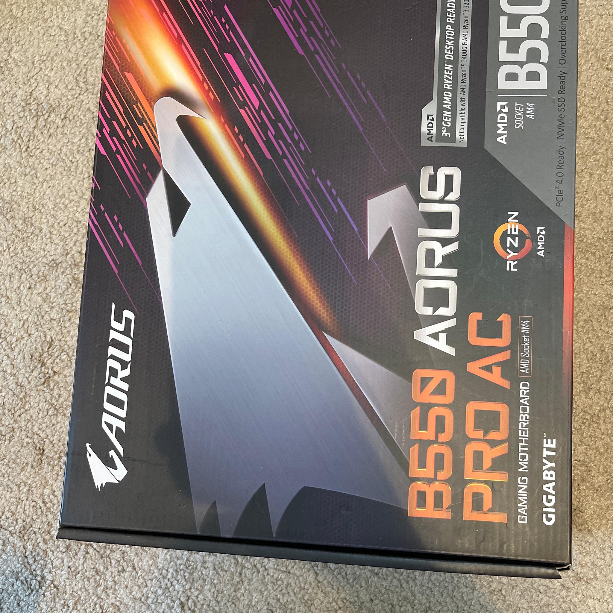 Gigabyte B550 Aorus Pro AC