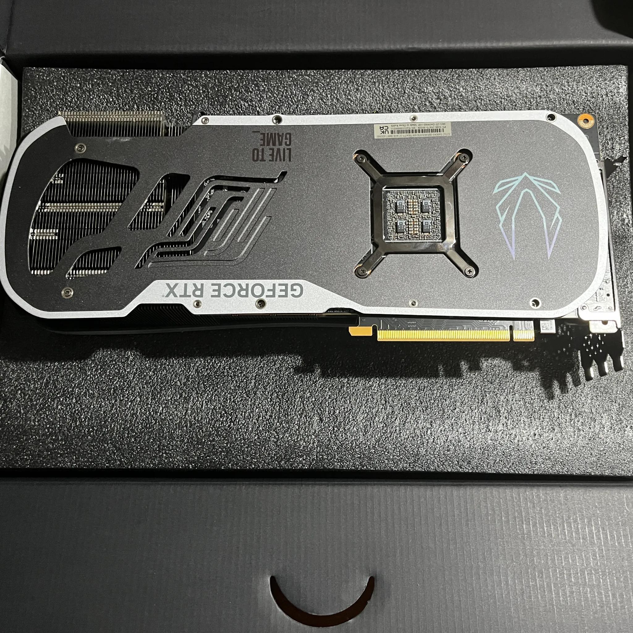 ZOTAC GAMING GeForce RTX 4090 Trinity OC DLSS 3 24GB GDDR6X 384-bit 21 Gbps PCIE 4.0 GPU