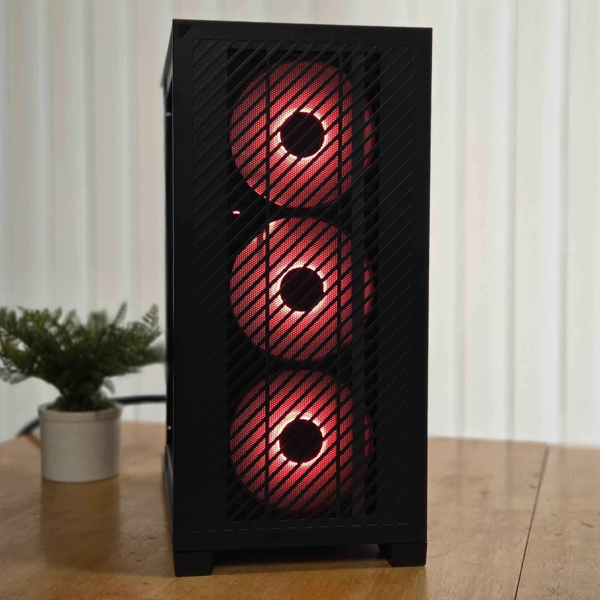 ⚫Black and Orange RTX 3060 Gaming PC🟠