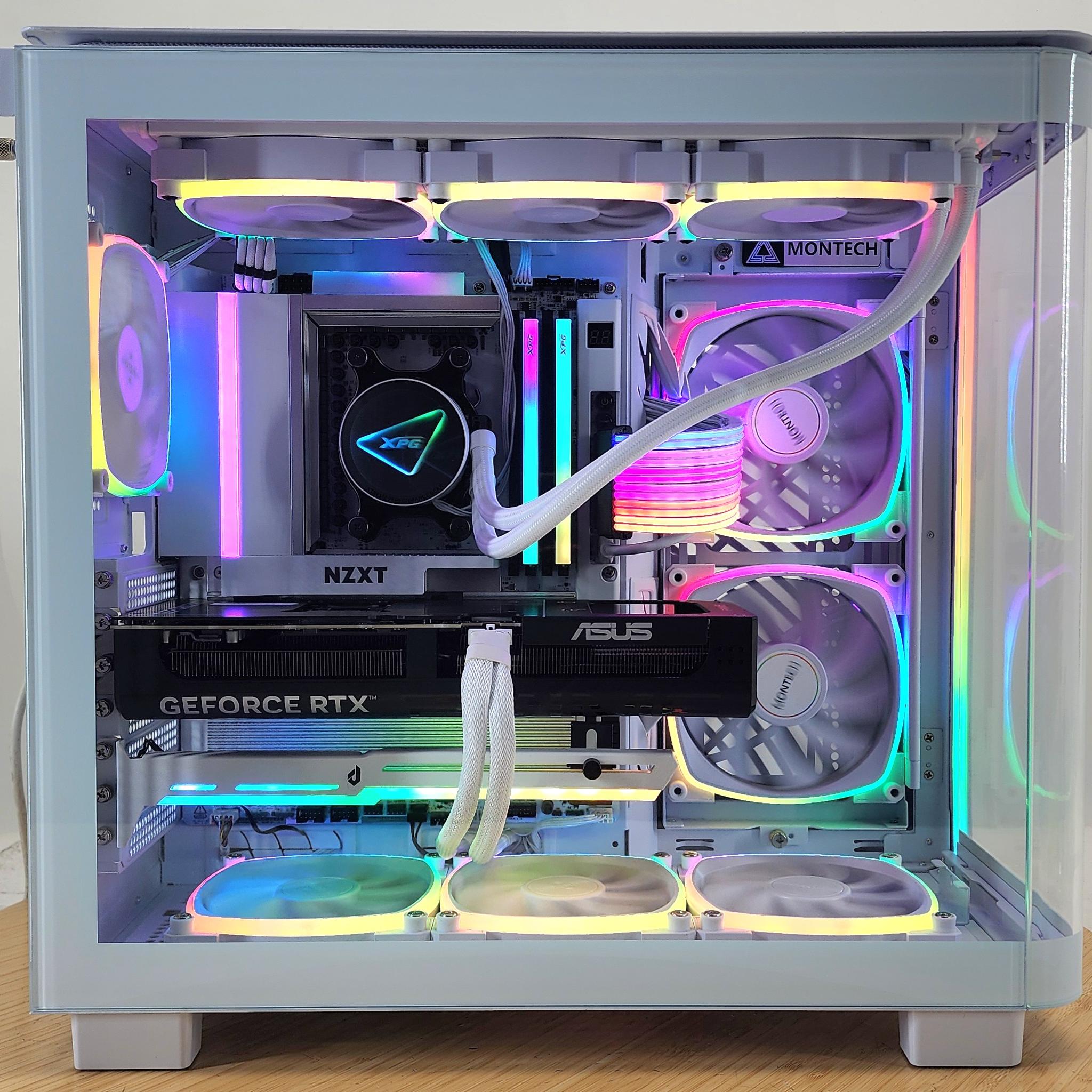 Gaming PC Ryzen 7 9700X 32GB RAM 2TB SSD RTX 5070 12GB Windows 11 Computer