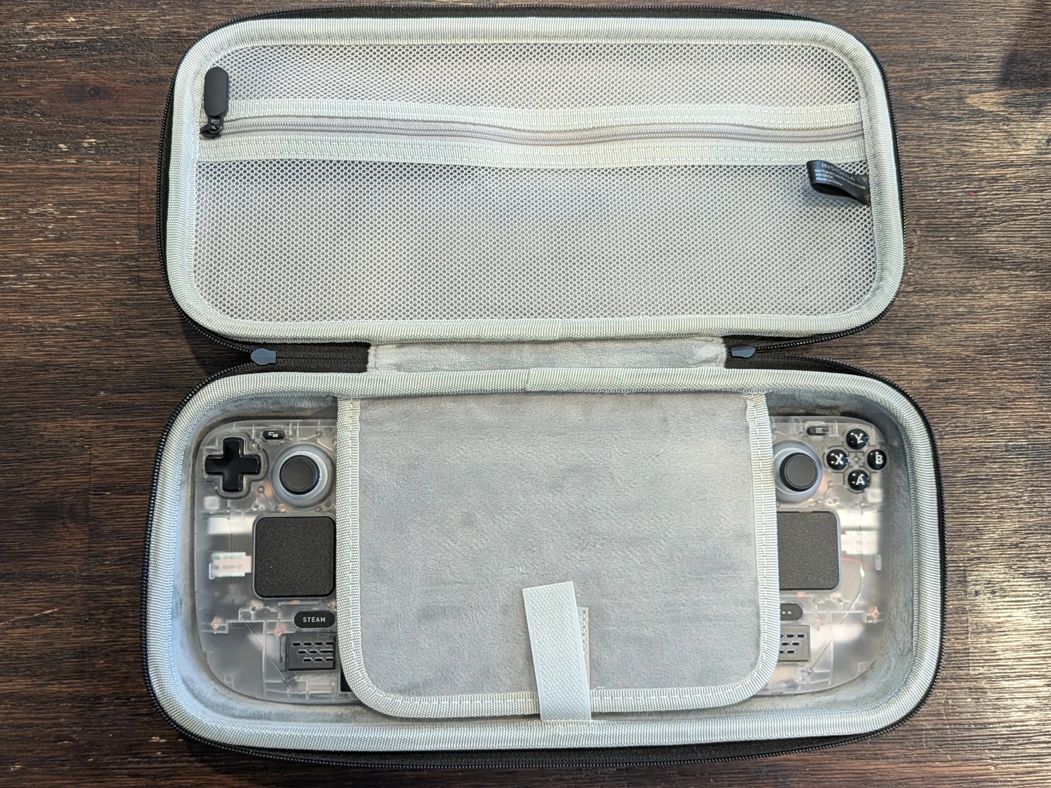 Modified Steam Deck! 512GB SSD | Hall Effect Joysticks | Clear Shell Case | Travel Case & Cooler