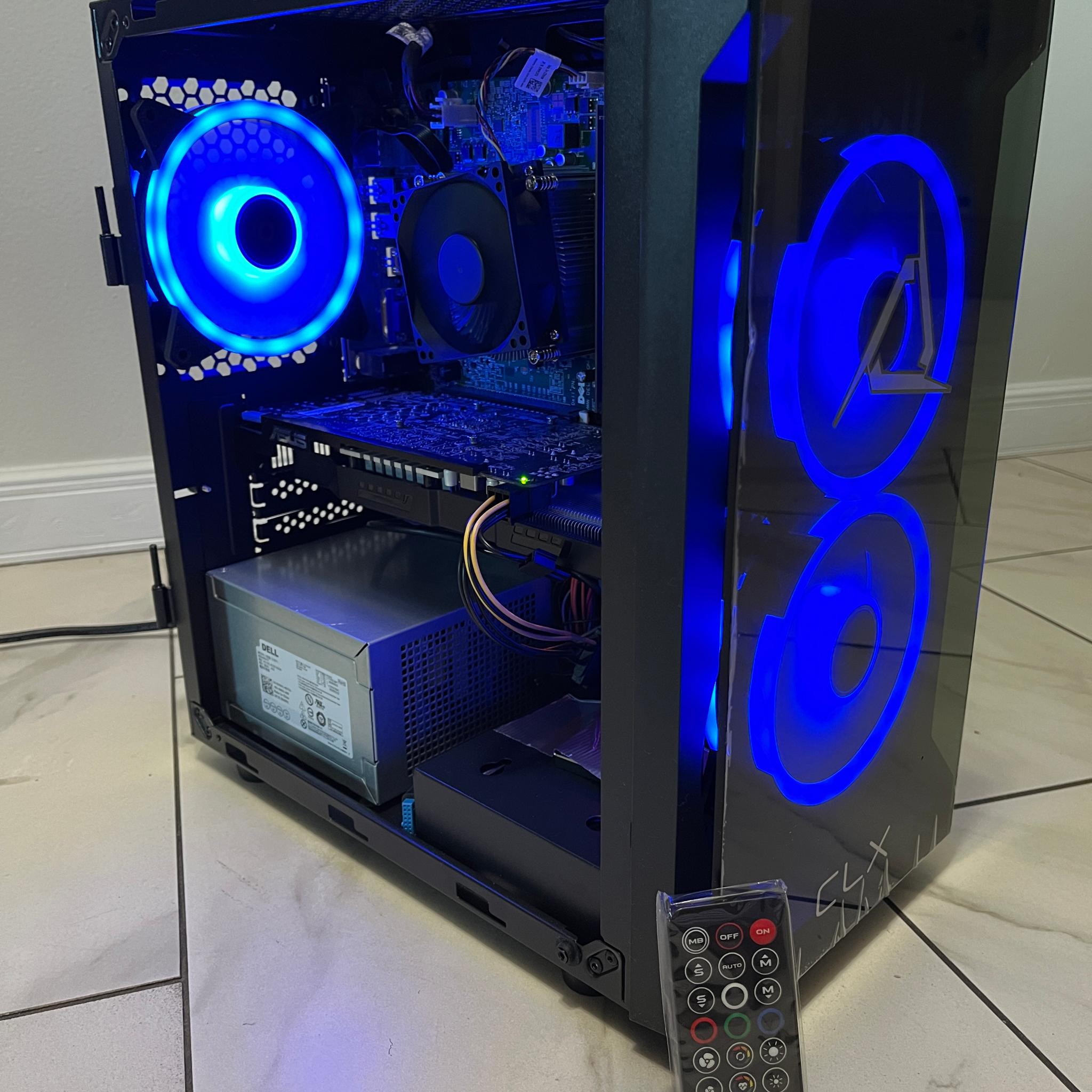 Super Budget Gaming PC-Intel i5-3470, AMD HD 7850, 16GB RAM,500GB Storage, w/ Wi-Fi, BT & RGB Remote