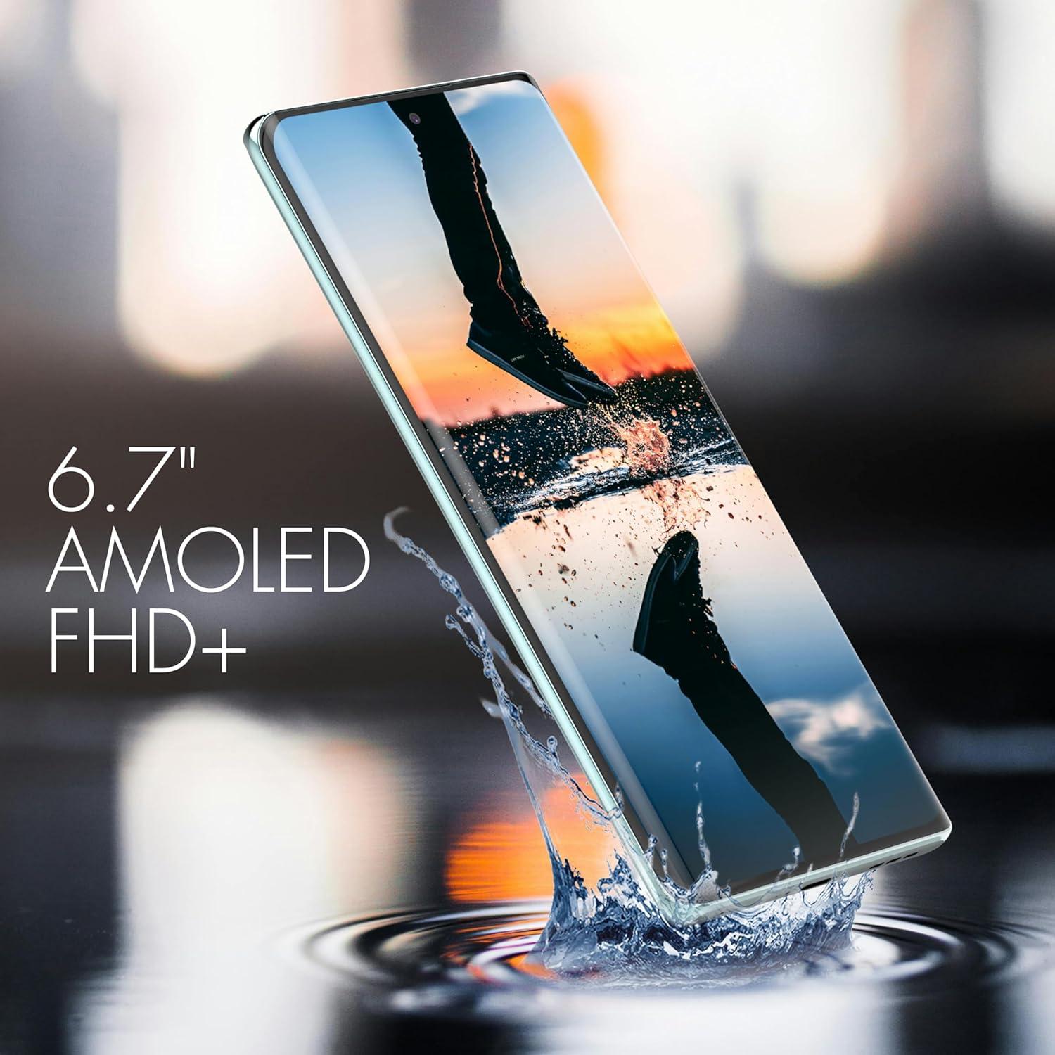 NUU B30 Pro 5G Cell Phone AMOLED 120Hz 6.7” 12GB RAM + 256GB