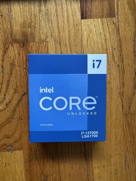 Brand New Intel i7 13700k