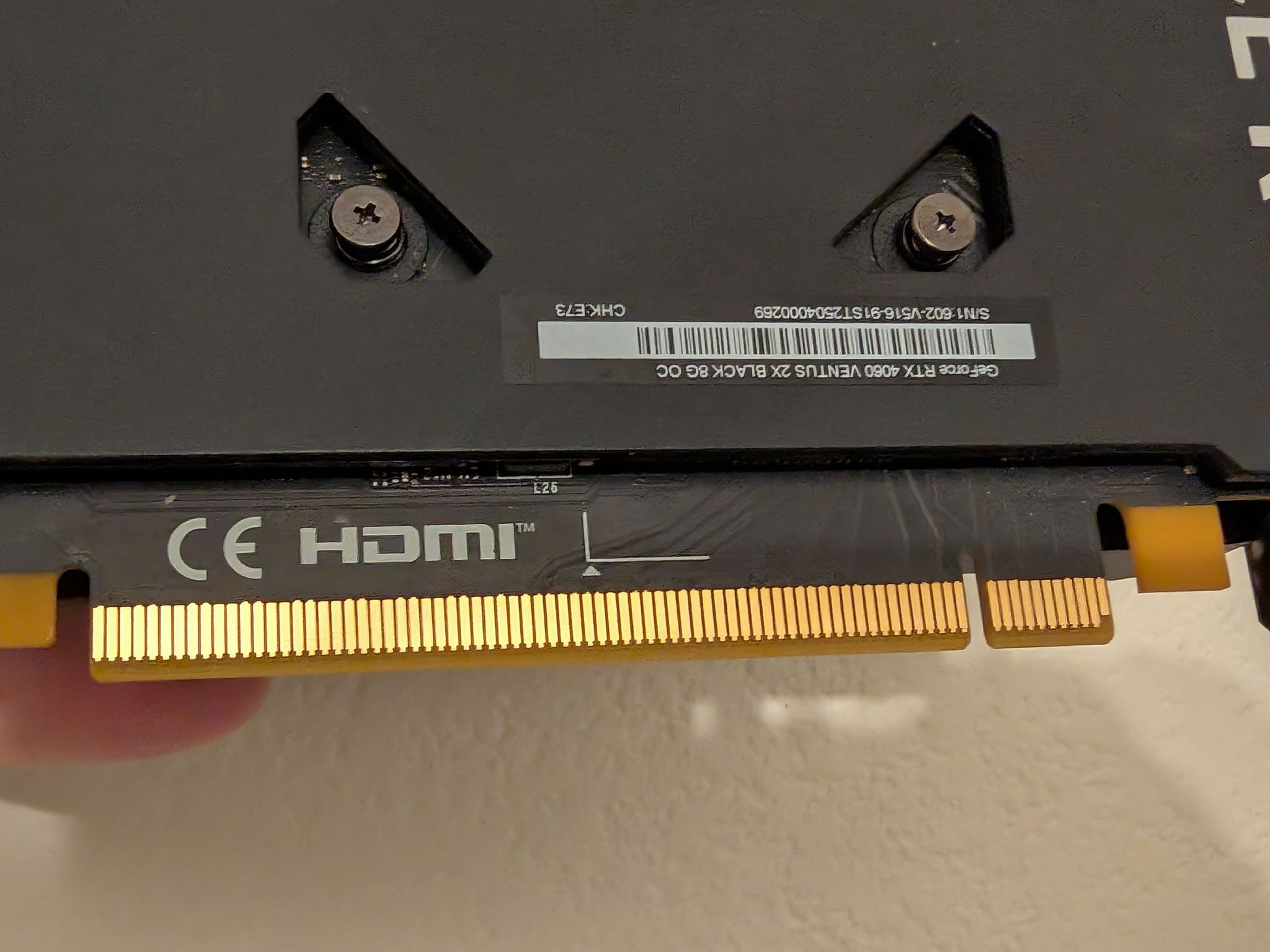MSI Ventus GeForce RTX 4060 8GB GDDR6