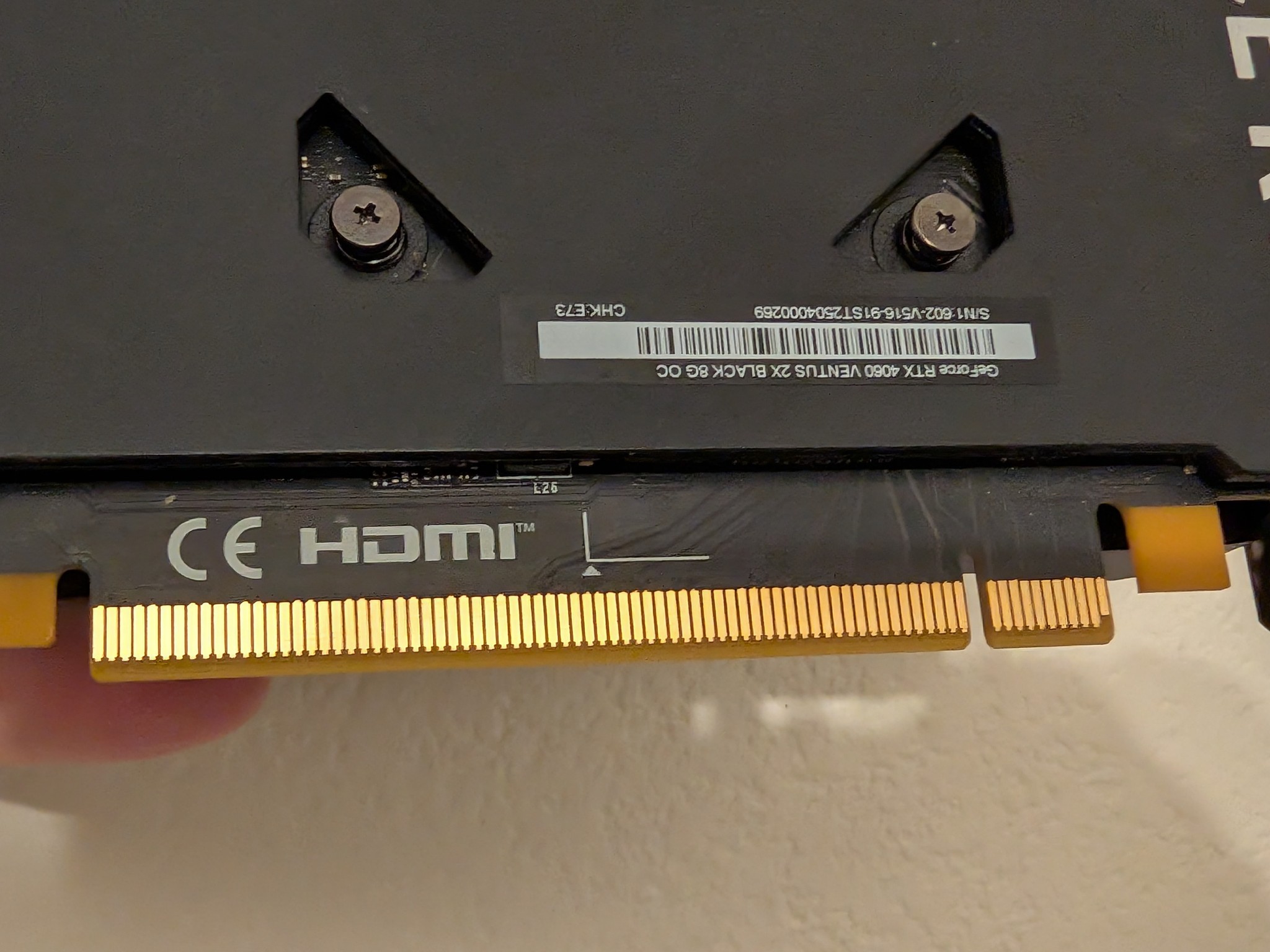 MSI Ventus GeForce RTX 4060 8GB GDDR6