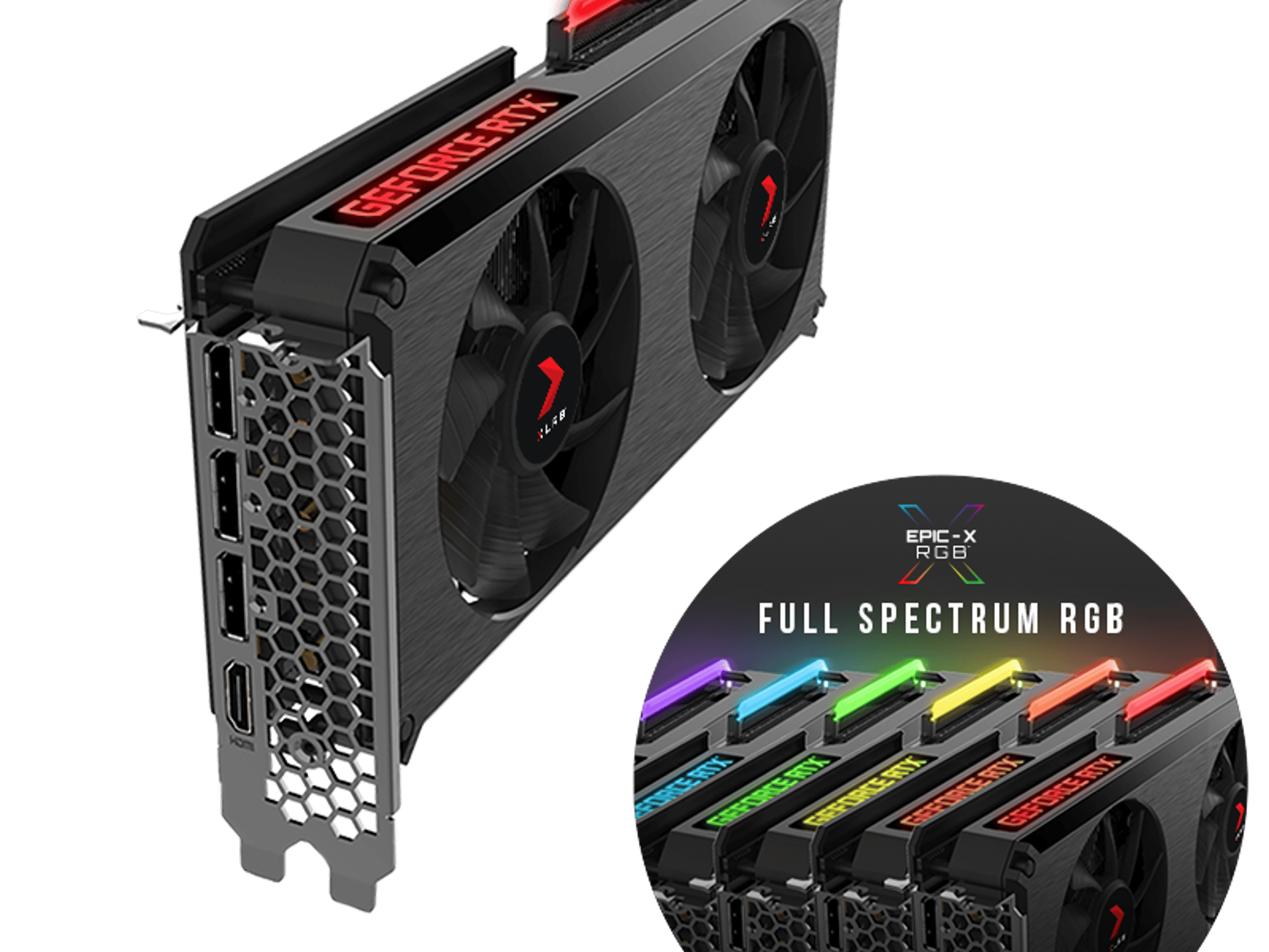 PNY GeForce RTX™ 3060 12GB XLR8 Gaming REVEL EPIC-X RGB™ Dual Fan Edition