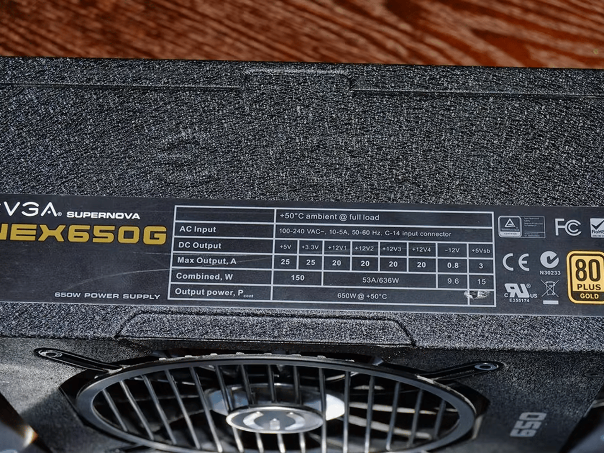 EVGA 650 G Gold Rated Semi Modular