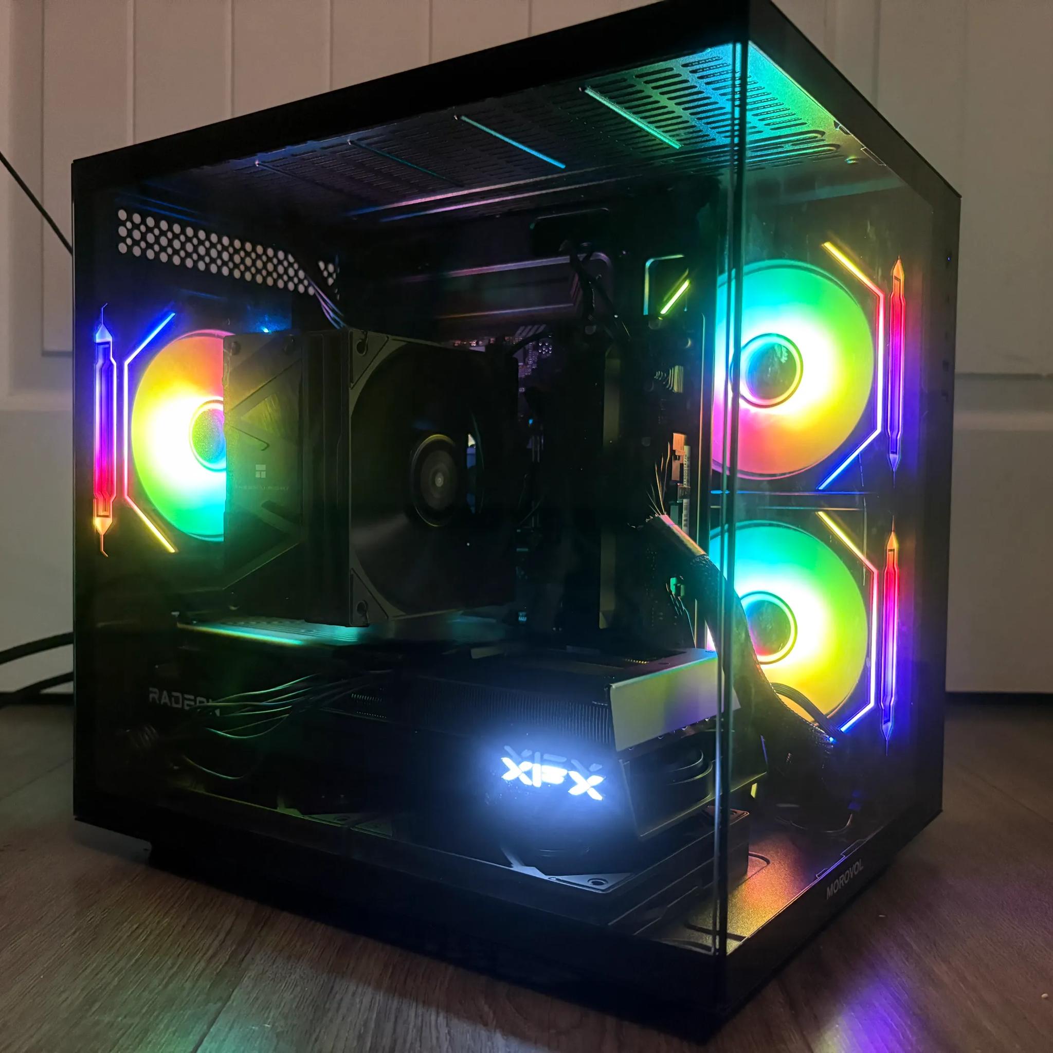 1440 Ultra Gaming PC!!! Ryzen 5 9600x RX 9060 XT 16GB ARGB