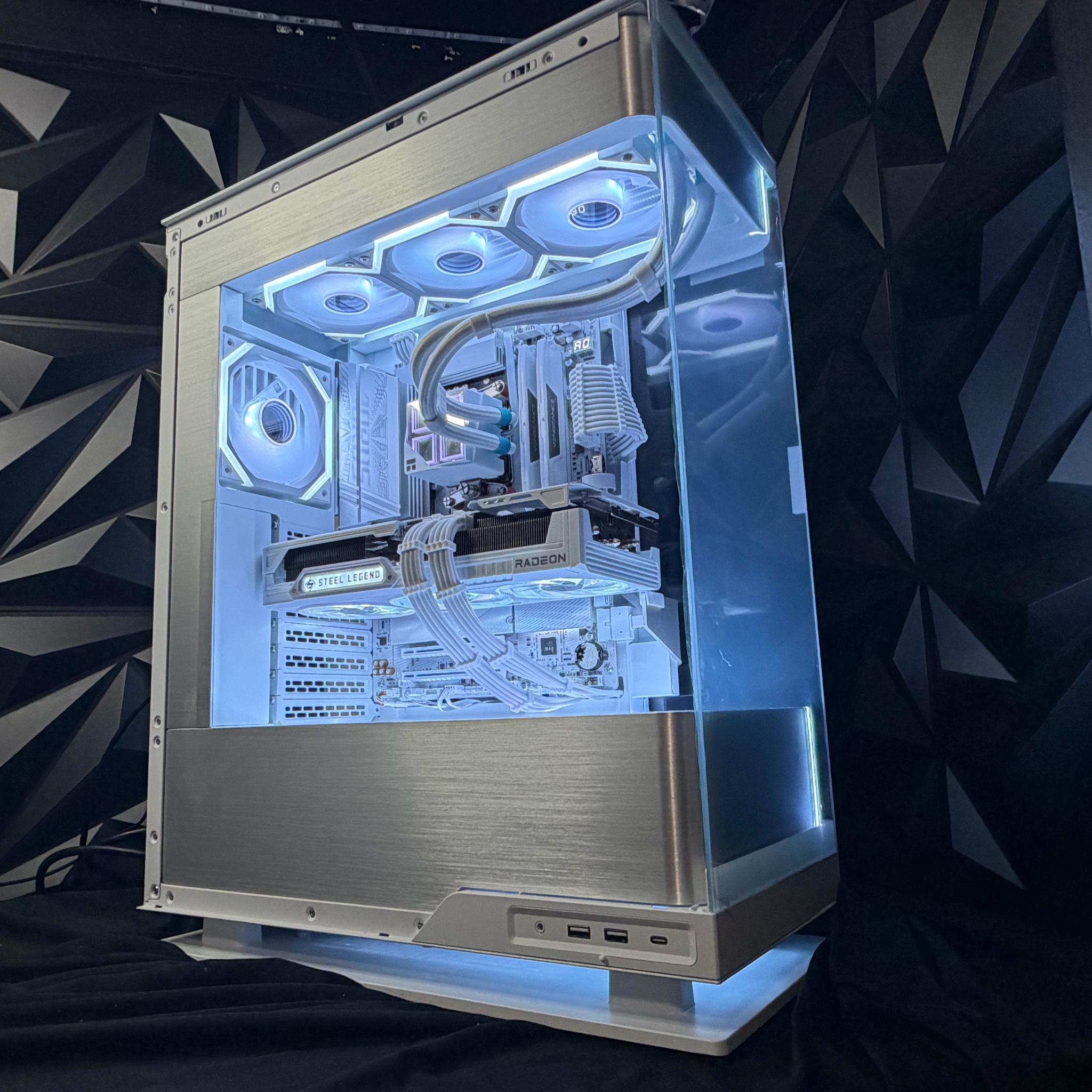 🥛❄️ ARCTIC MILK ❄️🥛👑 Ryzen 9 7900X| RX 9070XT| 32 GB DDR5| 2.75 TB NVMe| 850W PSU