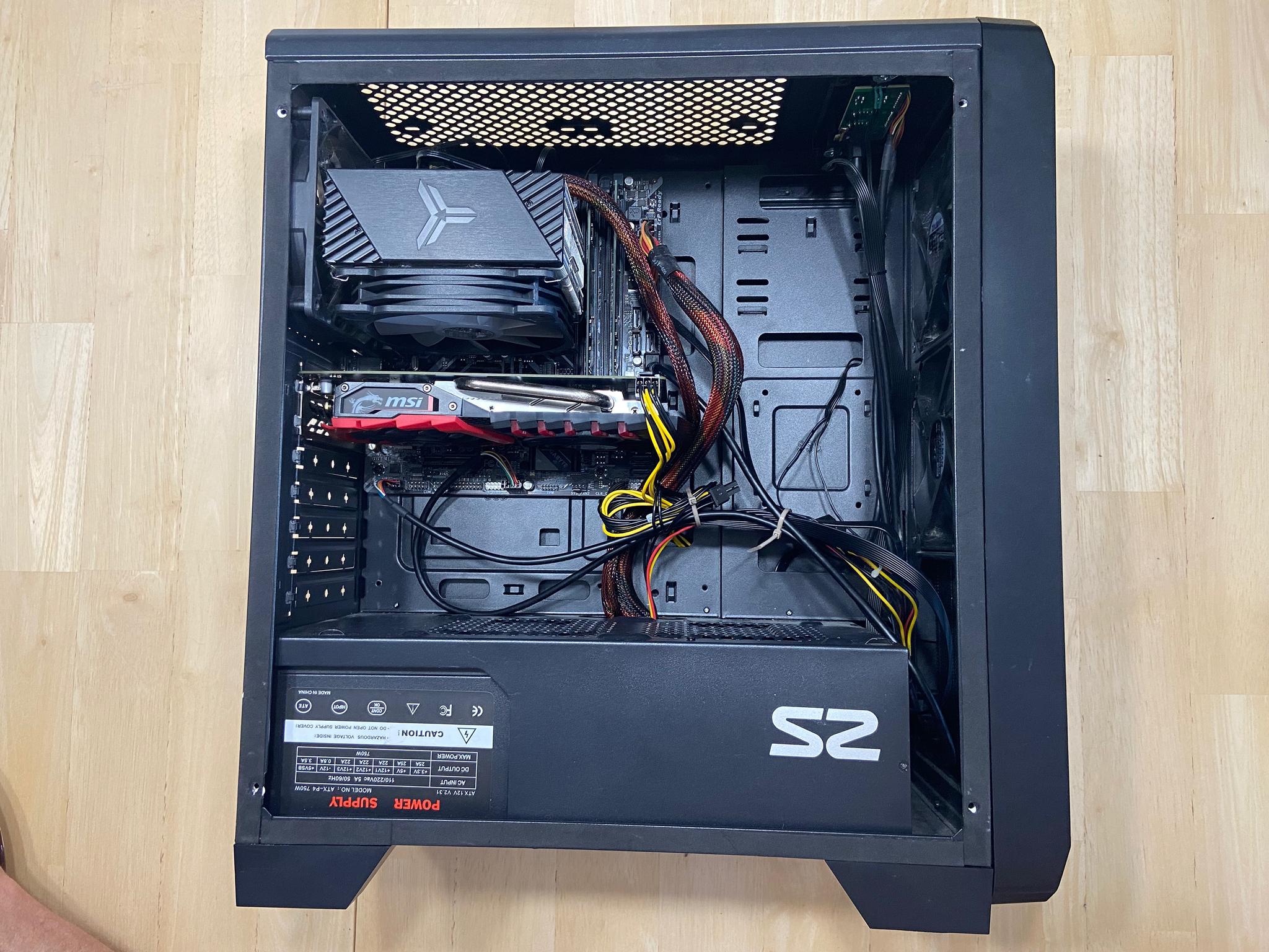 Gaming PC (Intel i5-9400 Quad Core/GTX 1050ti /16 GB DDR4 RAM + 512 GB SSD/750w PSU) See Description