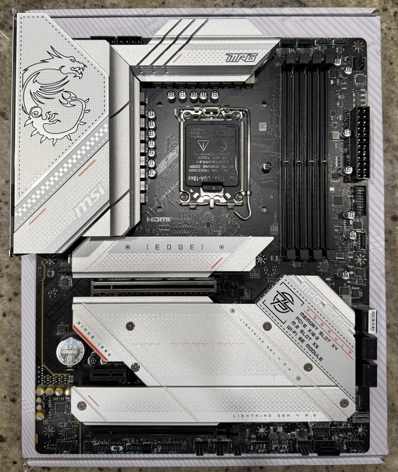 MSI MPG Z790 EDGE WIFI Motherboard | Intel LGA 1700 | DDR5 | ATX