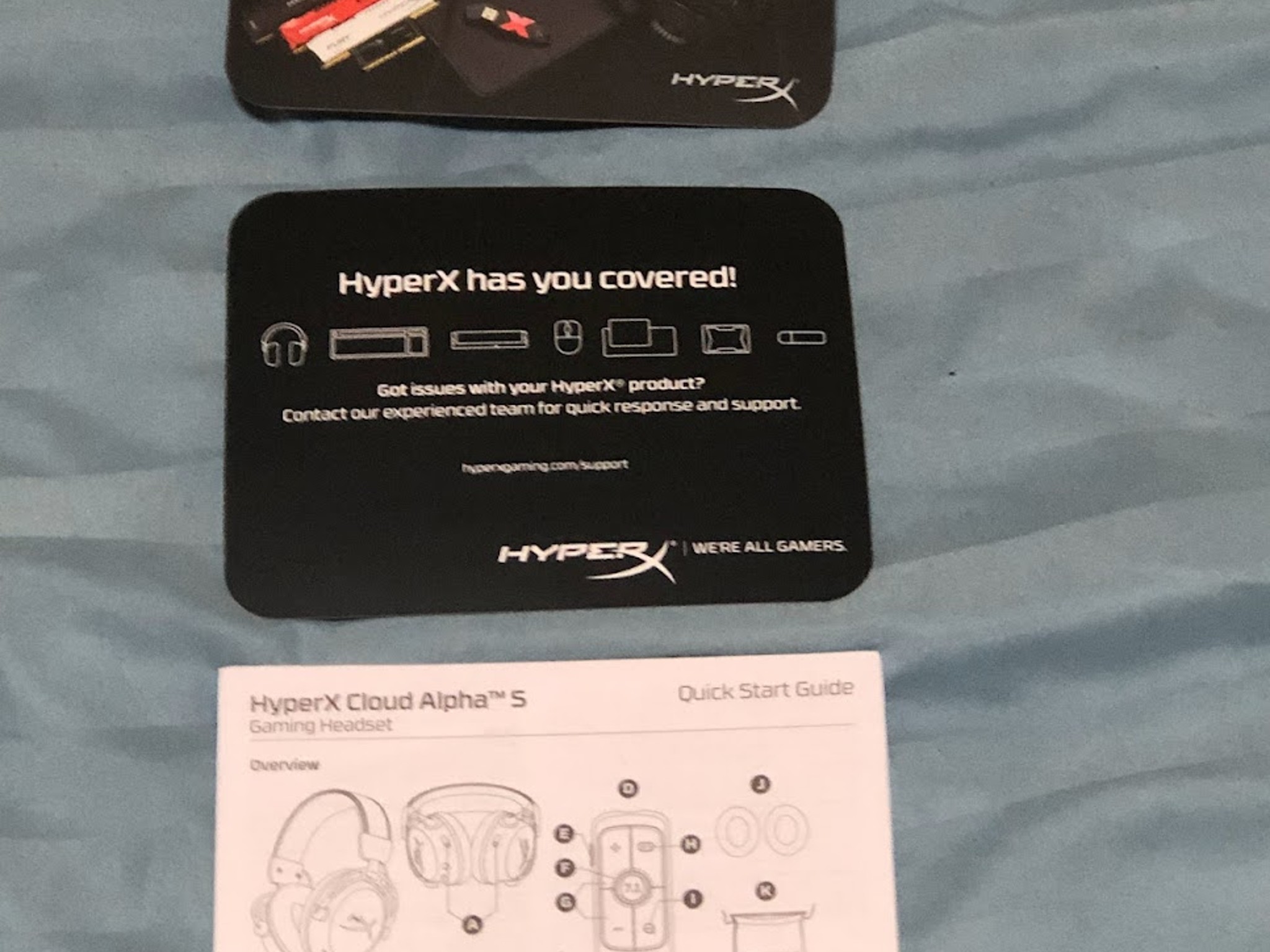 HyperX Cloud Alpha S Wired Gaming Headset (Blue)