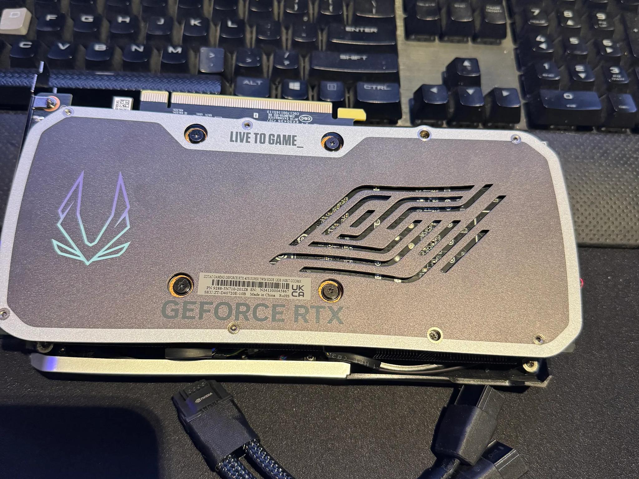 ZOTAC Gaming GeForce RTX 4070 Super Twin Edge OC DLSS 3 12GB GDDR6X