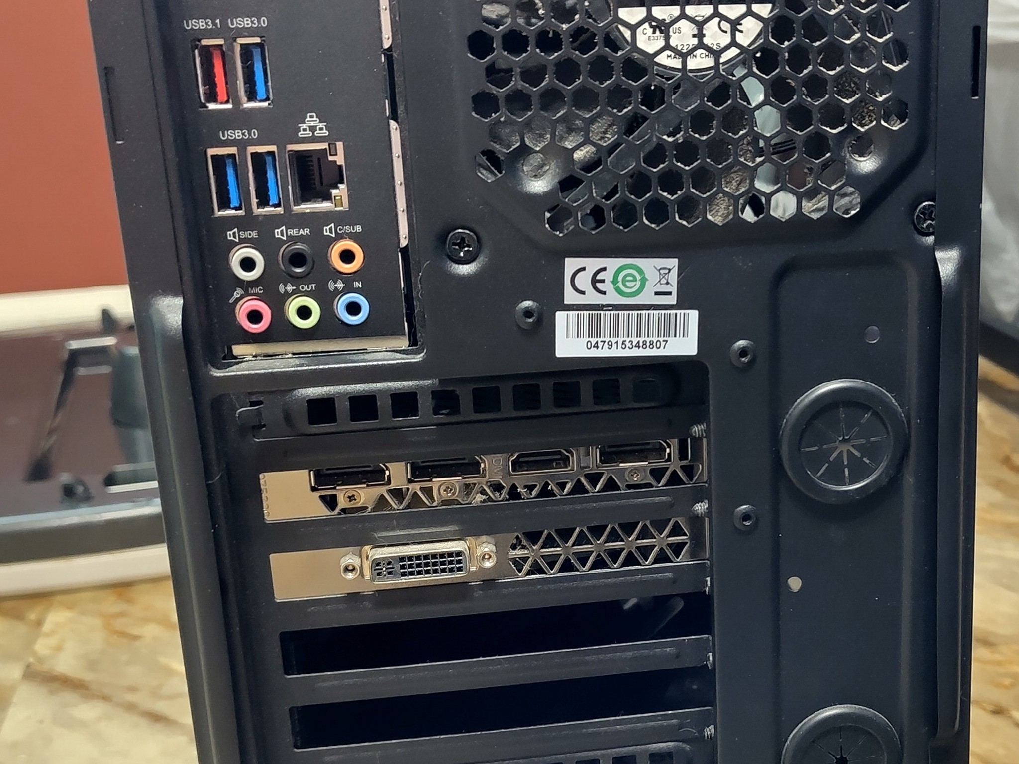 Old gaming PC for parts (no hard drive)