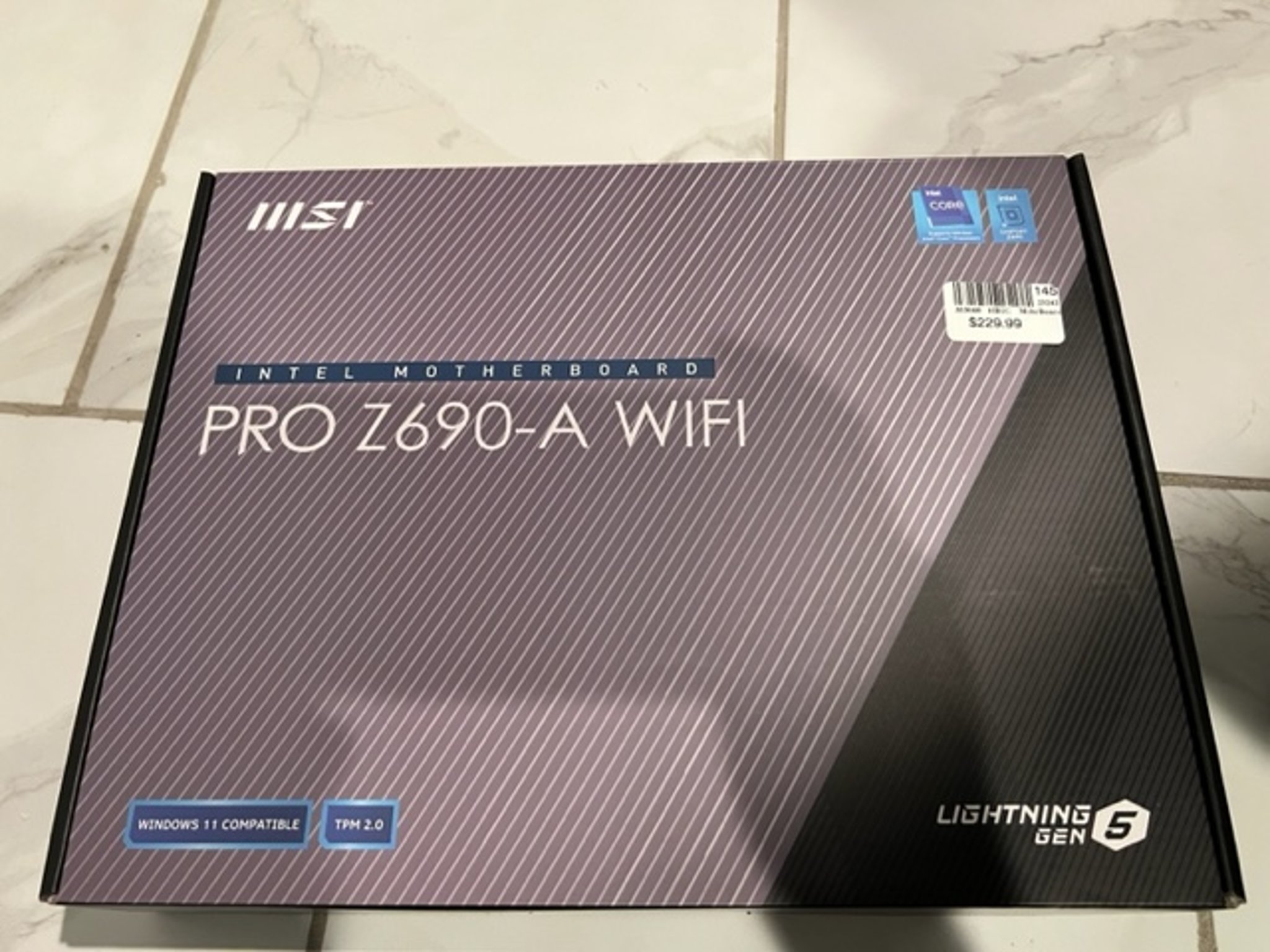 MSI Z690-A PRO WiFi DDR5 Intel LGA 1700 ATX Motherboard