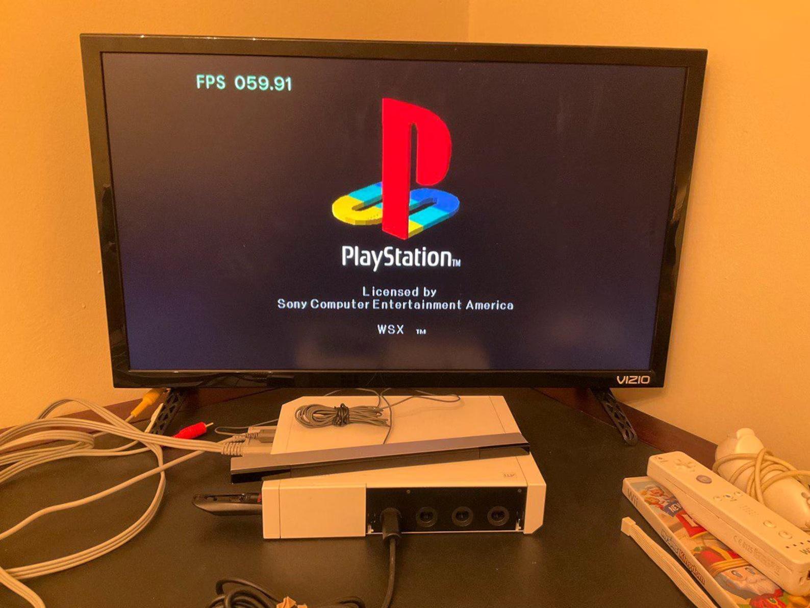 Nintendo Wii Console 1tb w/ Cords & Controllers