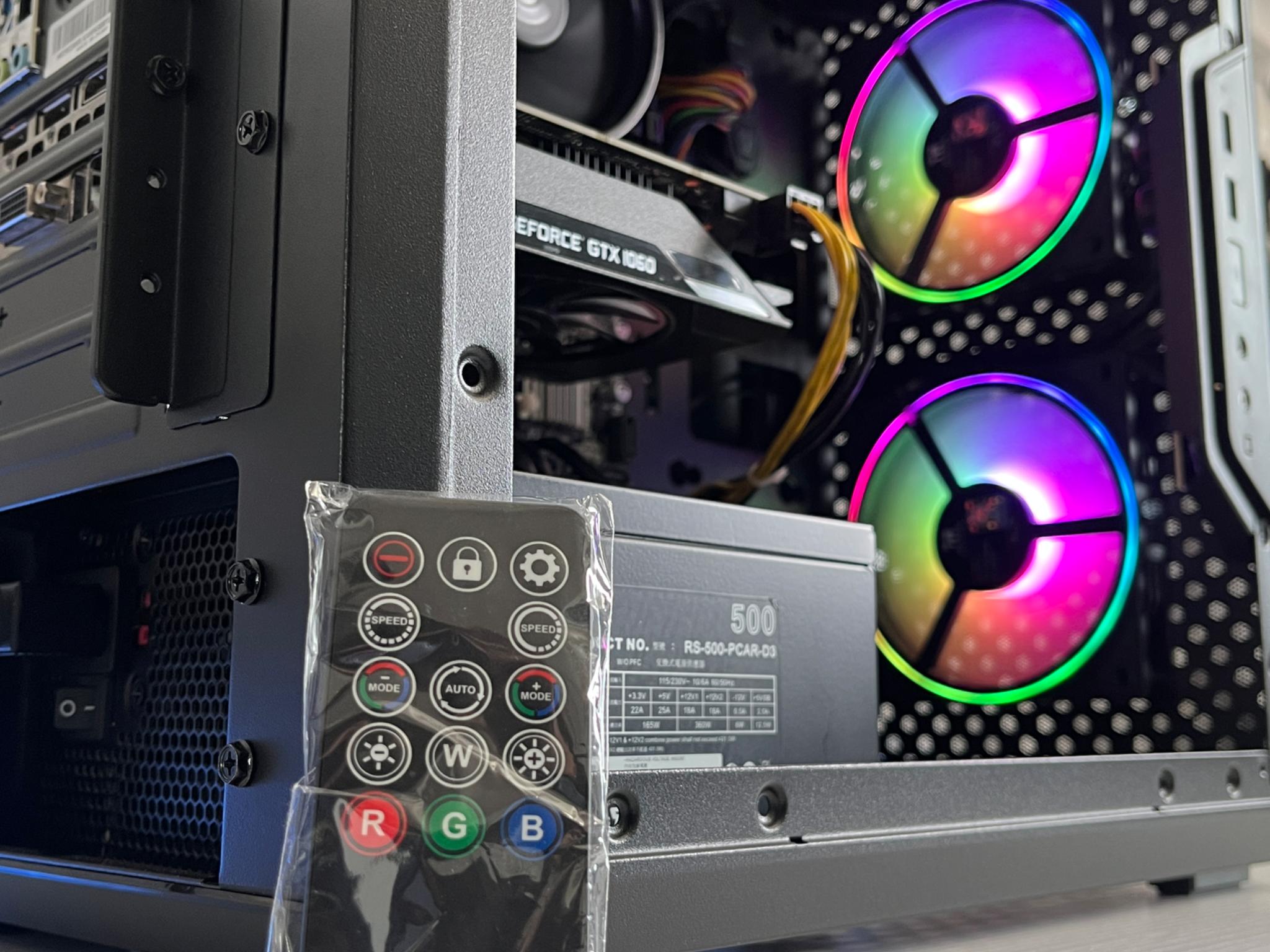GTX 1060 6GB, Ryzen 5 2600X, 16GB RAM | Black RGB Gaming Computer/PC