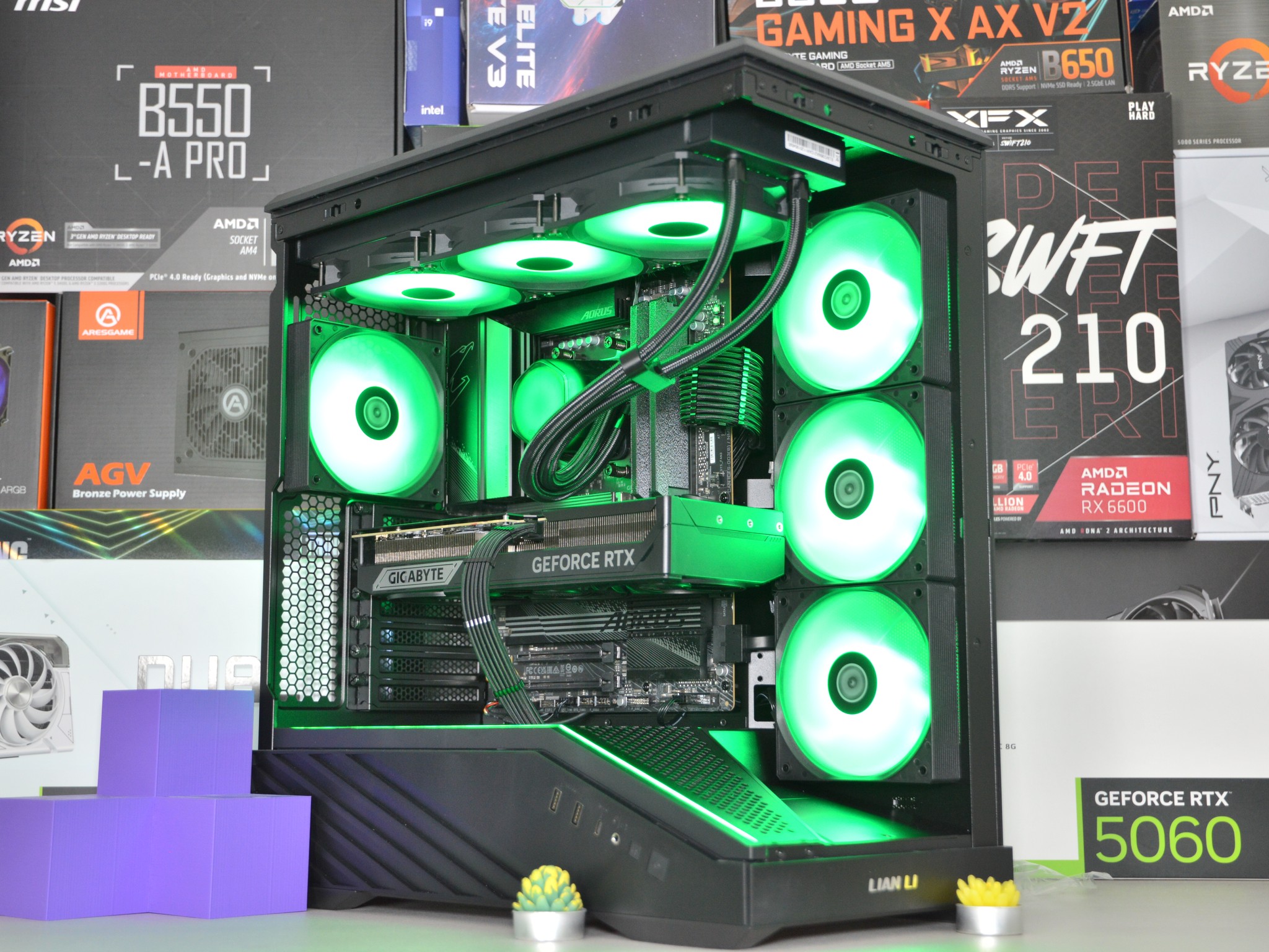 ⚫🧊 | RTX 5080 16GB | RYZEN 9 7900X | 32 GB DDR5 RAM | 2TB NVME SSD | Shadow Glacier |