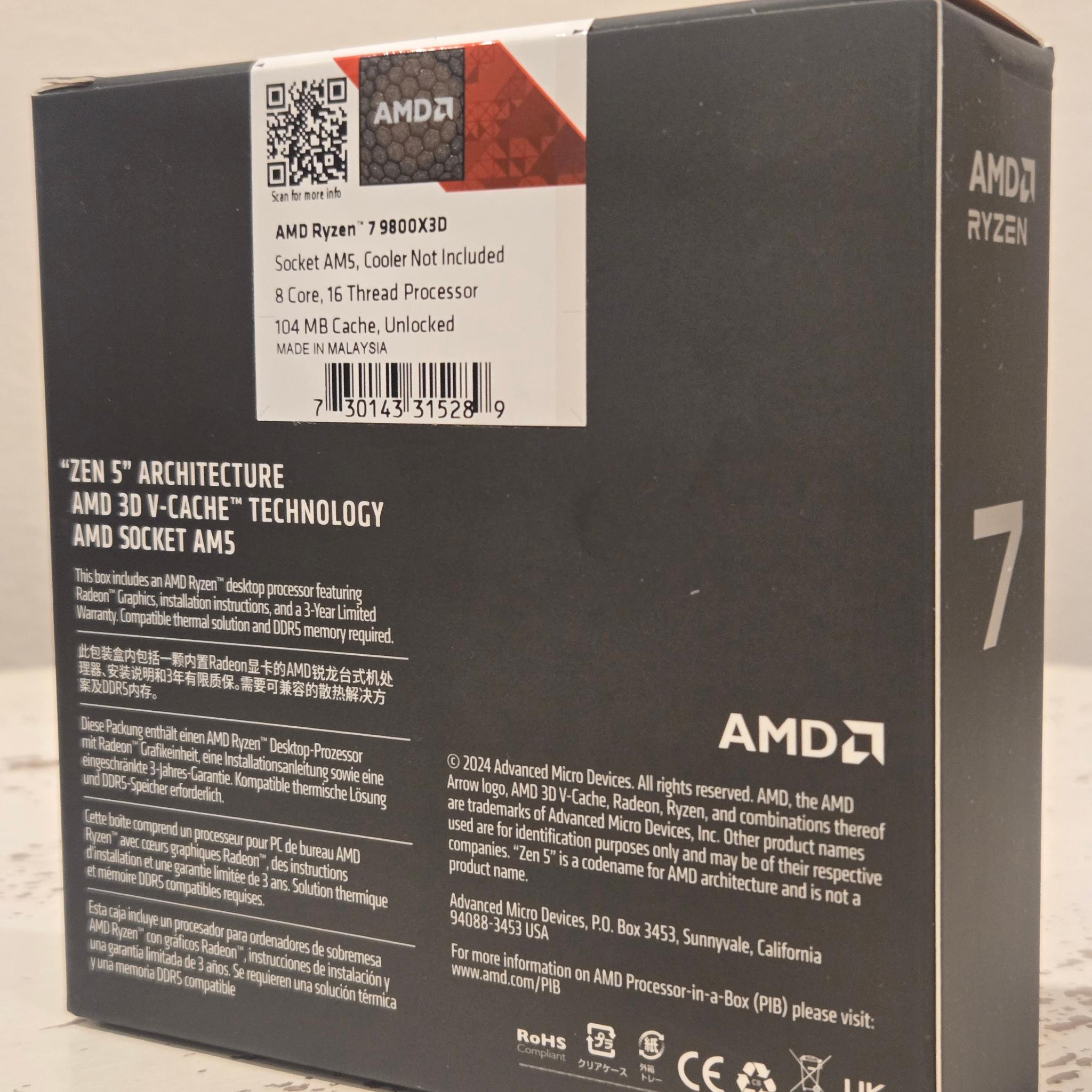 AMD Ryzen 7 9800X3D