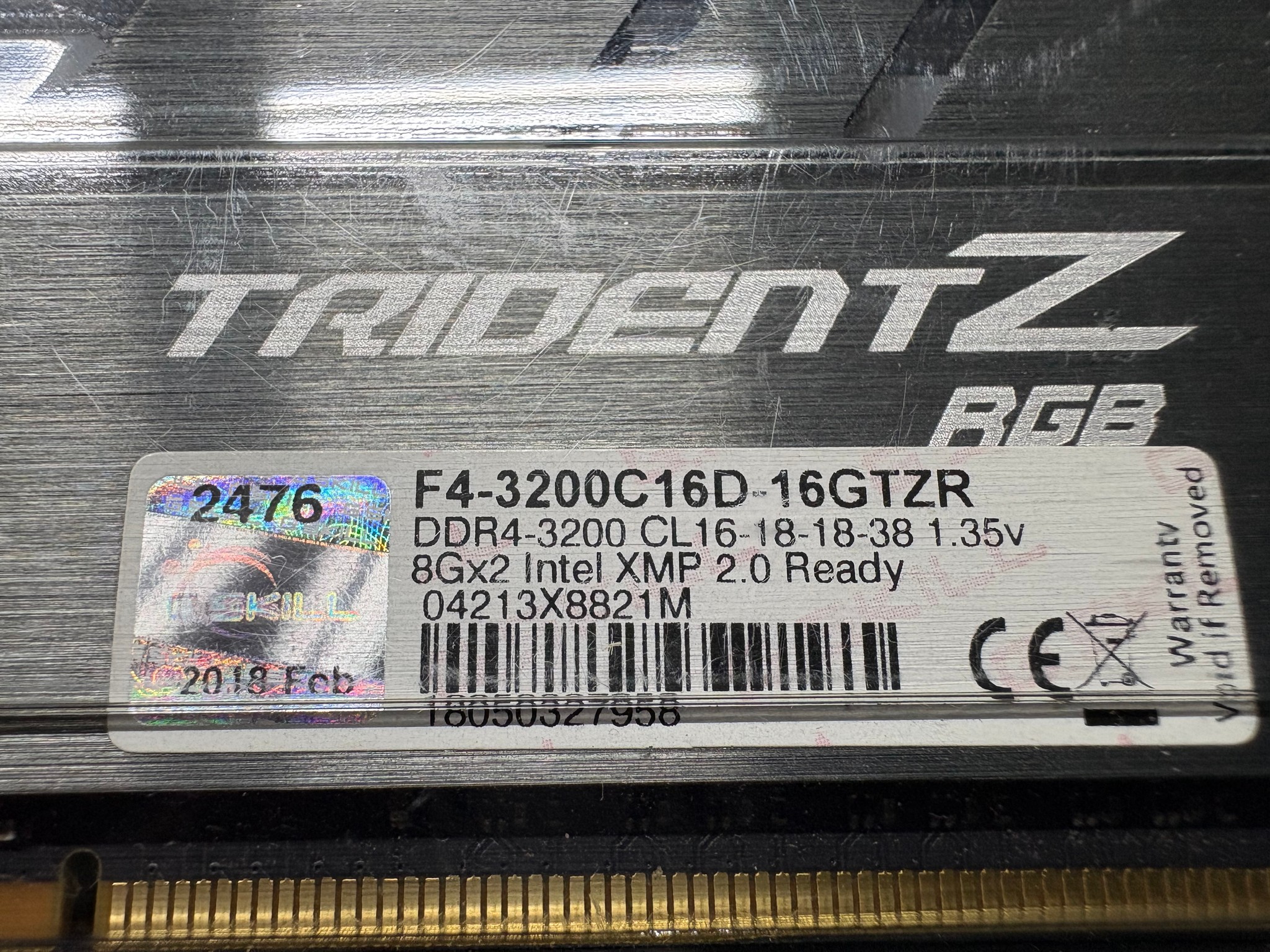 G.Skill 16GB DDR4 RGB