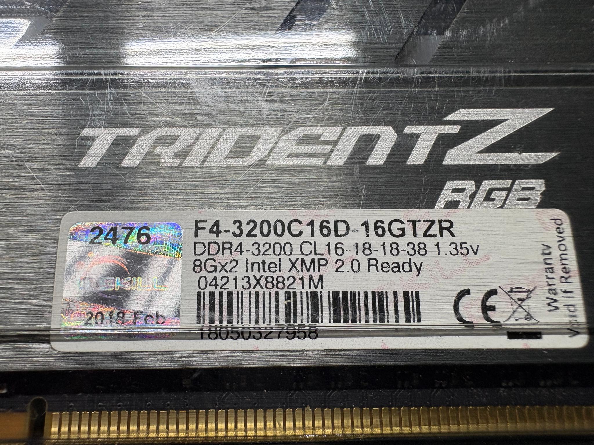 G.Skill 16GB DDR4 RGB