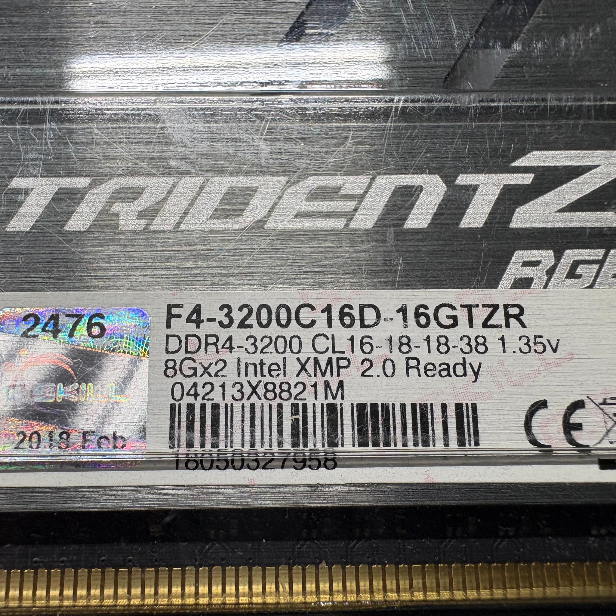 G.Skill 16GB DDR4 RGB