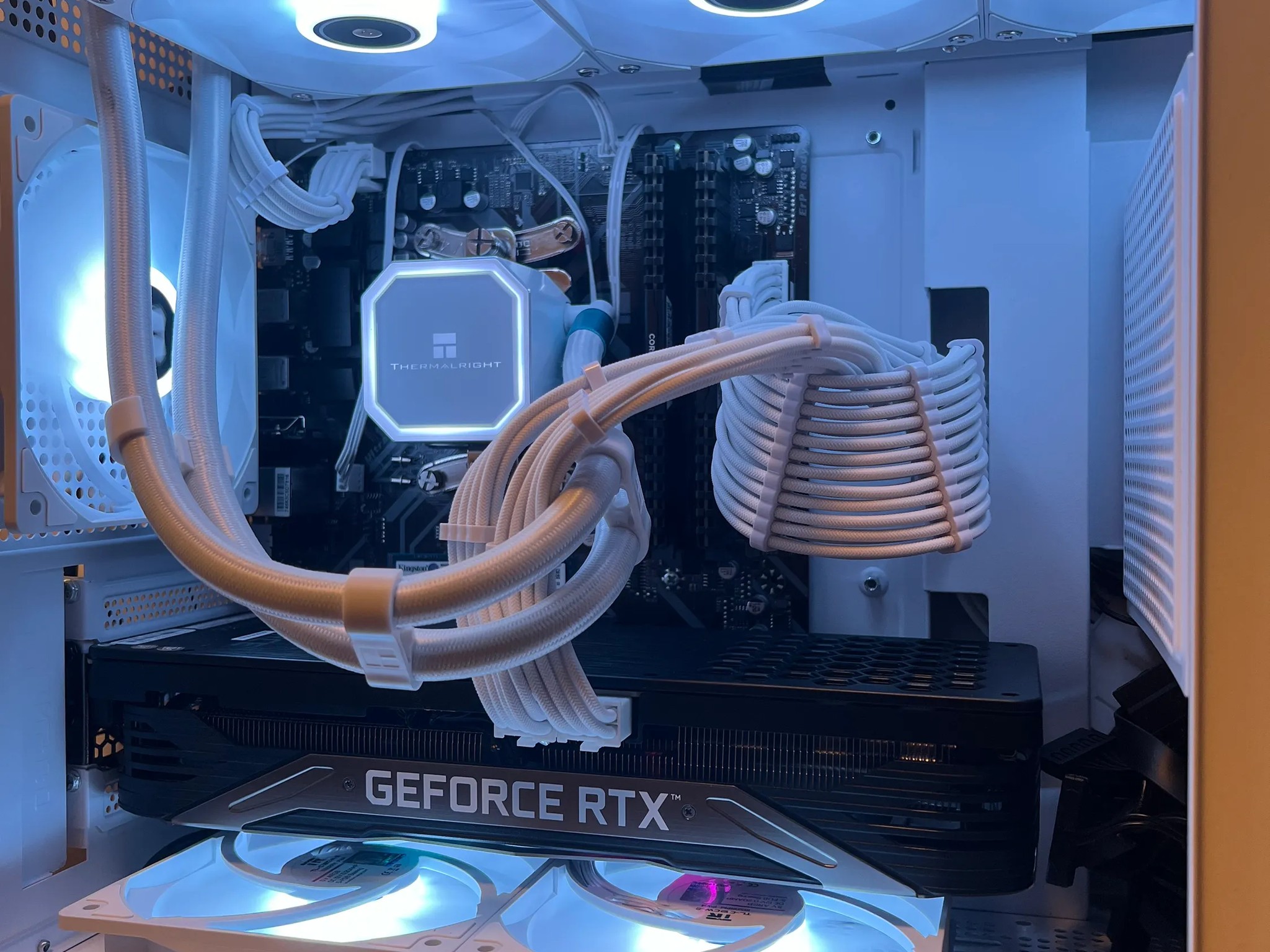 📦🤍 White Box 📦🤍 | RTX 3070 Mini Liquid Cooled PC | Ryzen 5 | 16GB RAM | 1TB Fast SSD