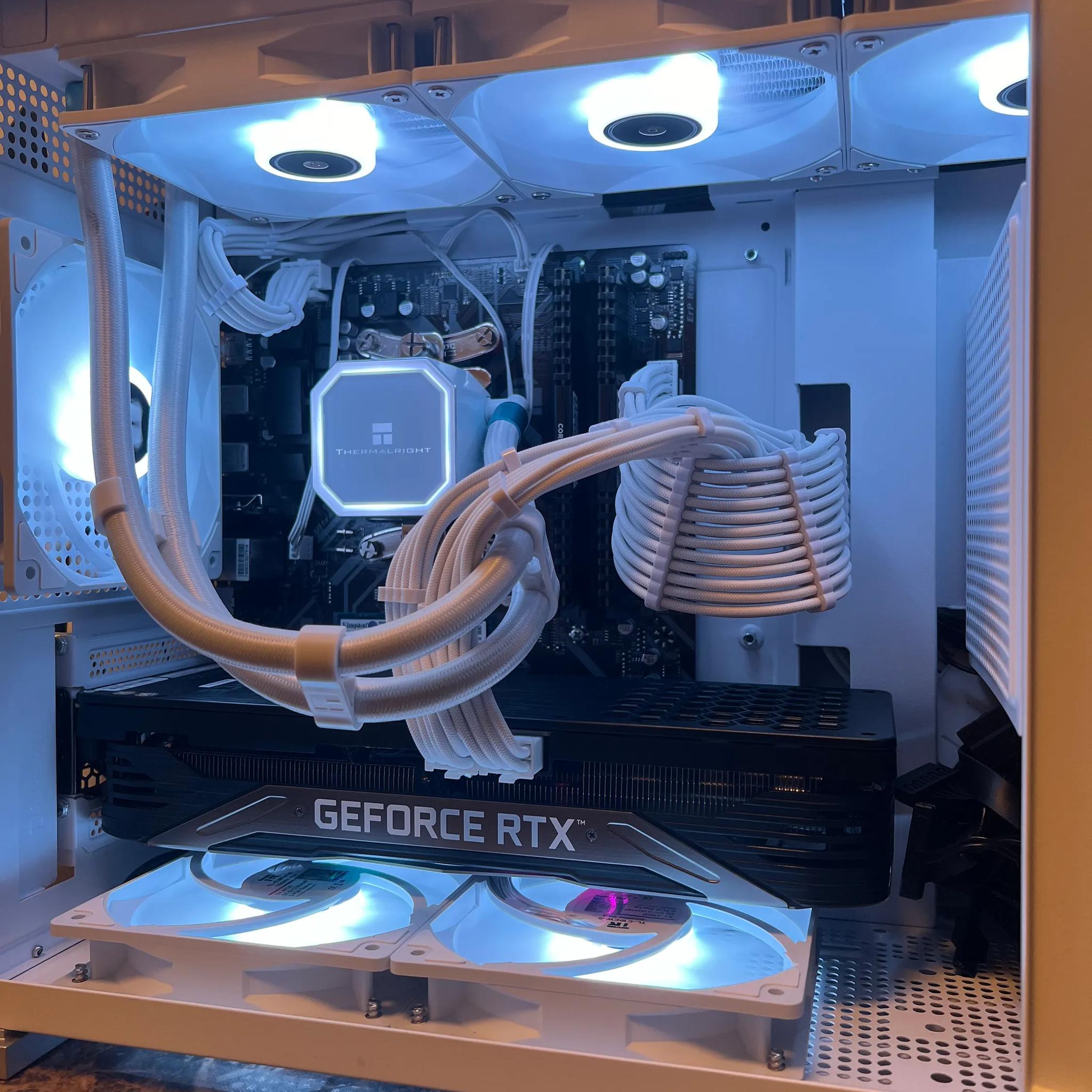 📦🤍 White Box 📦🤍 | RTX 3070 Mini Liquid Cooled PC | Ryzen 5 | 16GB RAM | 1TB Fast SSD