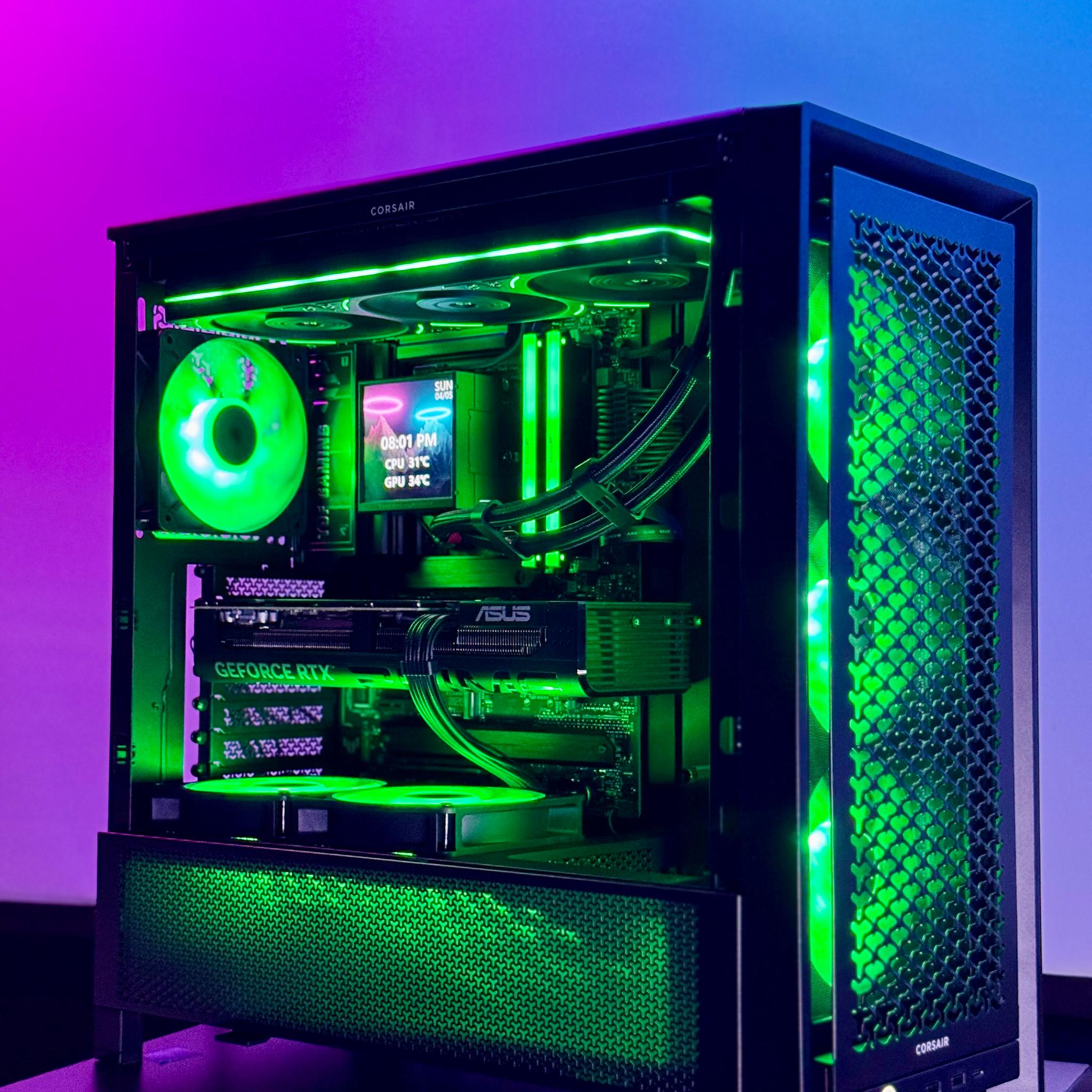 Nightfall Prime  🌑 ✨ 9850X3D | ASUS PRIME 5080 | 32GB DDR5 RAM 6000 CL28 | 2TB SAMSUNG 990 PRO SSD