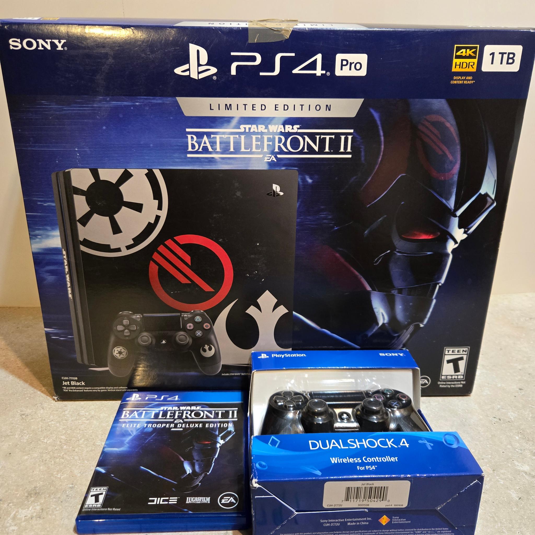 Playstation 4 Pro Console (PS4) - Star wars Battlefront 2 Edition