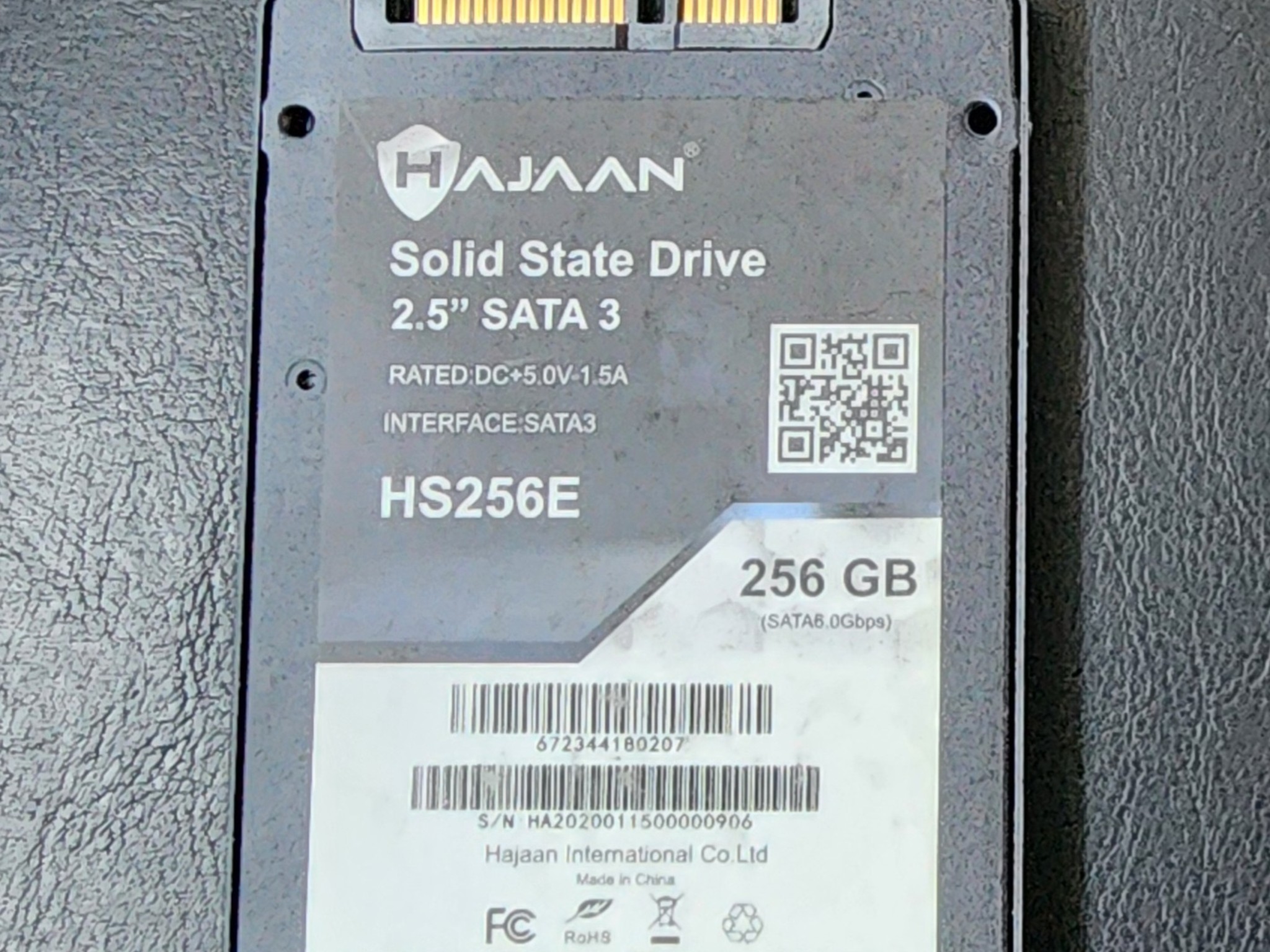 LOT OF 2 | 256GB SSD 2.5" HAJAAN (READ)