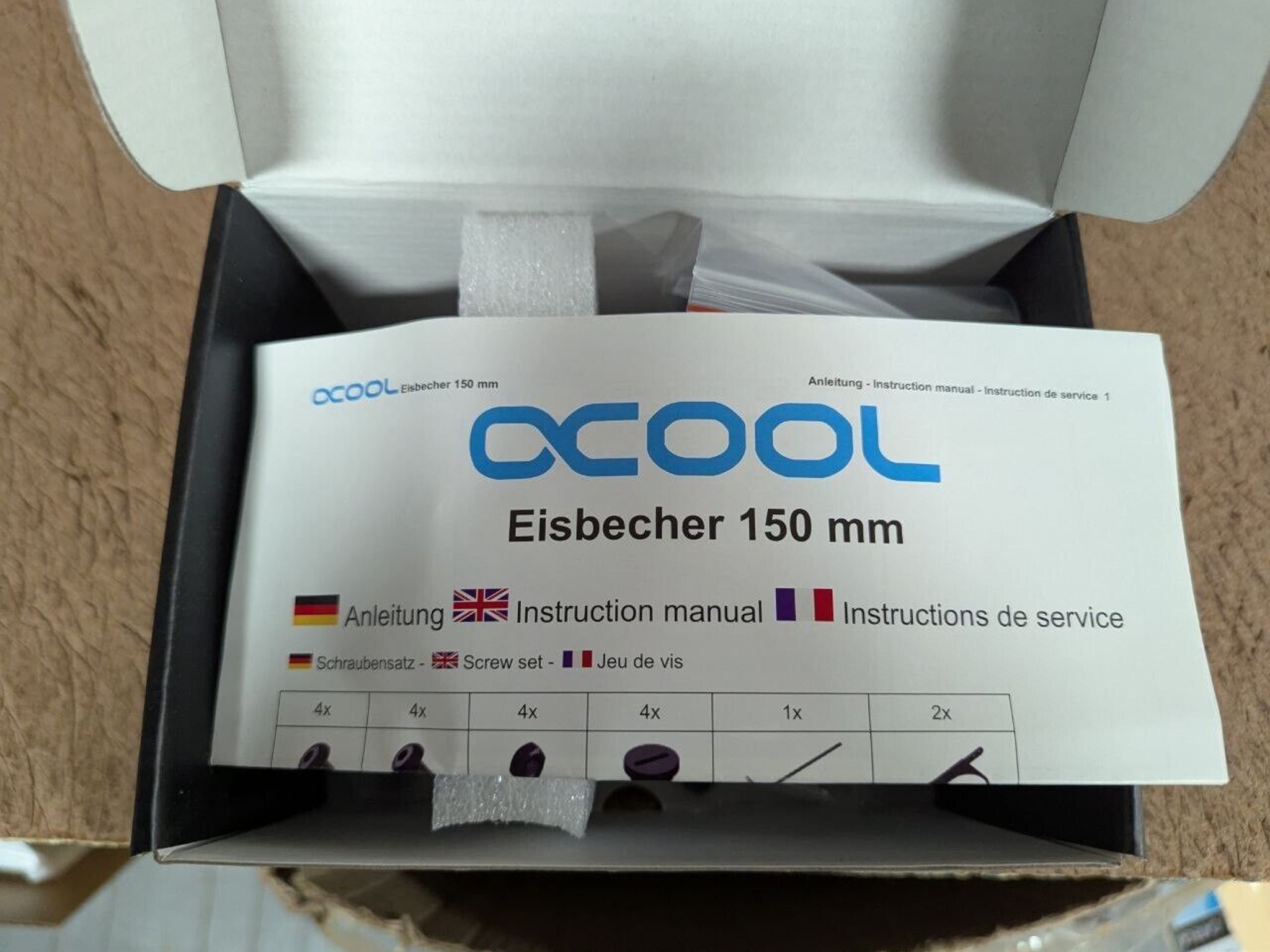 Alphacool Eisbecher 150mm Acryl reservoir