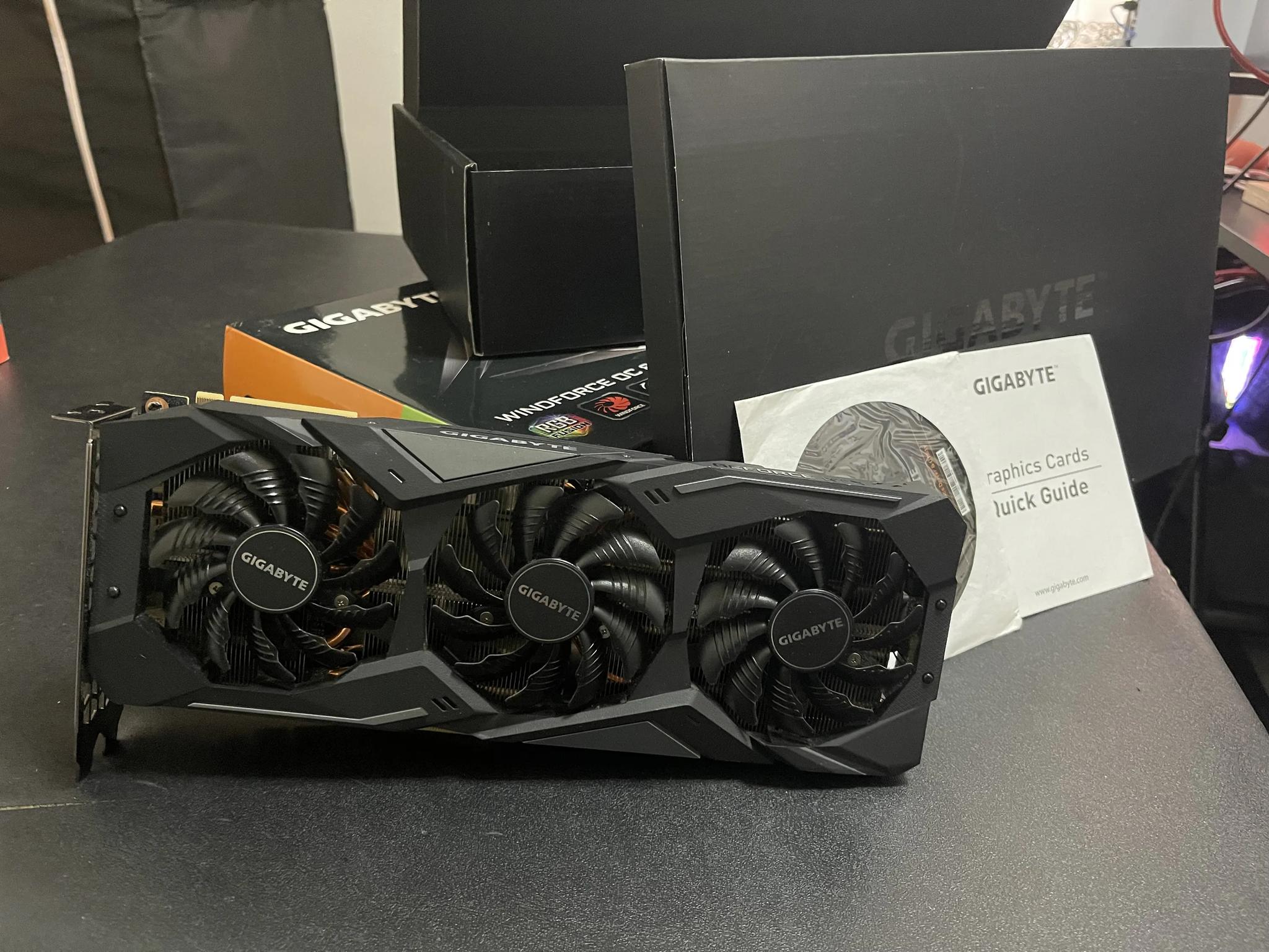 On Sale! Great Condition, Gigabyte RTX 2080 OC W/ Original Packaging