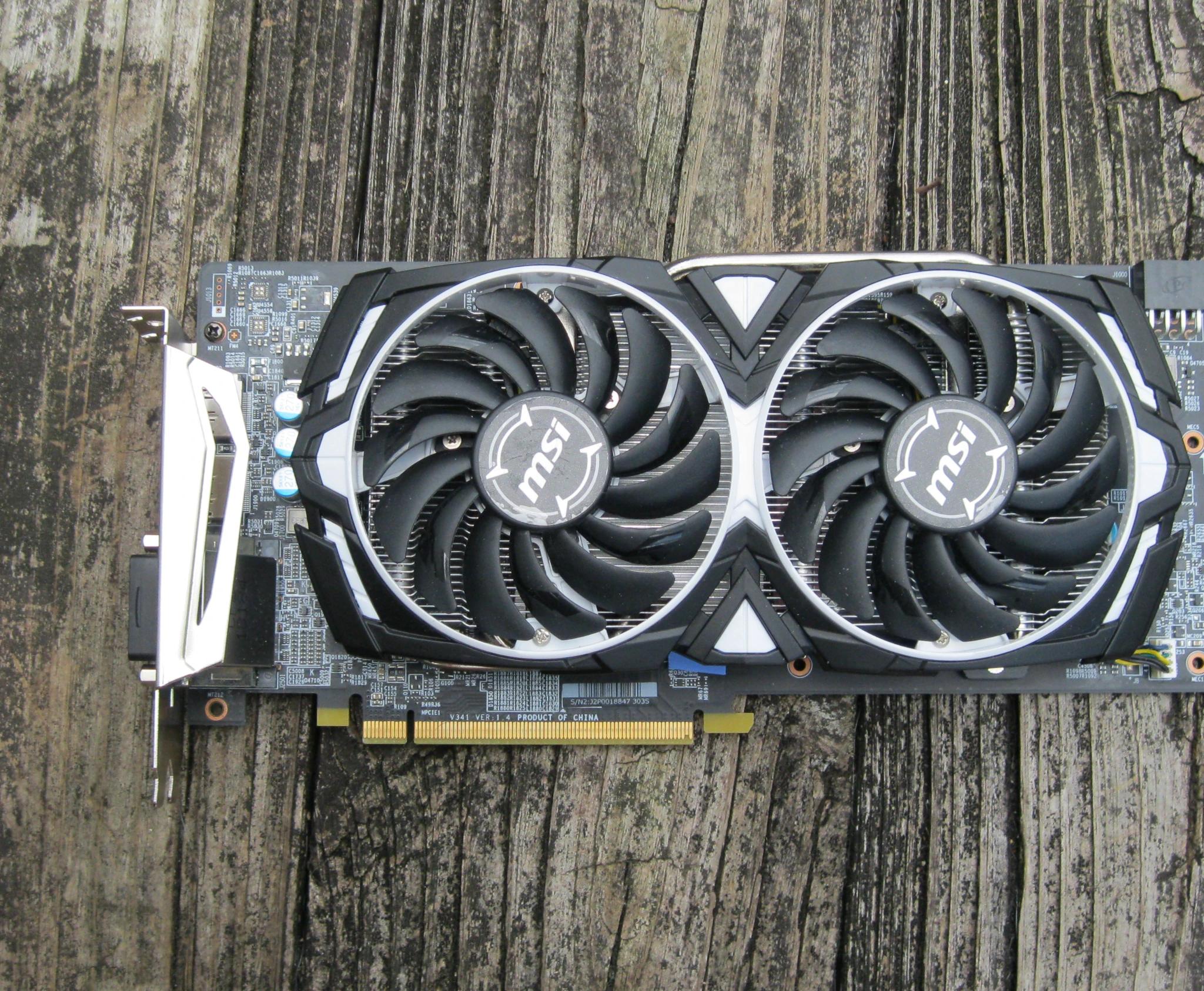 *FAULTY/FOR REPAIRS* MSI Radeon RX 580 ARMOR 8G OC