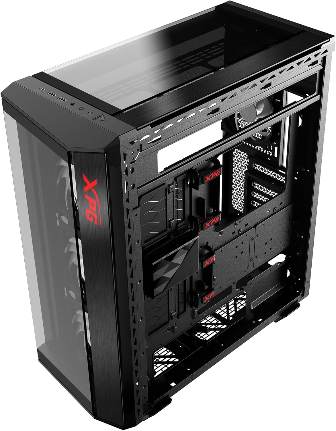 XPG Battlecruiser II with Prime Mid-Tower ATX PC Computer Gaming Case