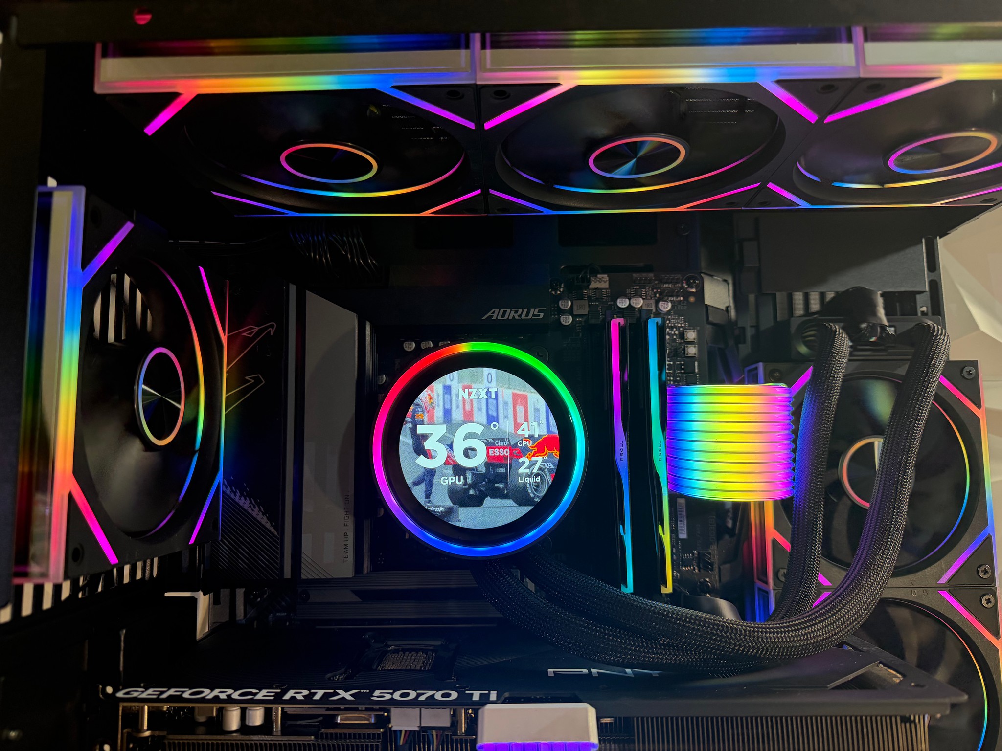 🌑✨RTX 5070 Ti | 9800x3d| 32GB RGB DDR5 | 2TB NVMe | Windows 11 Pro🌑✨"ECLIPSE PRISM” Gaming PC