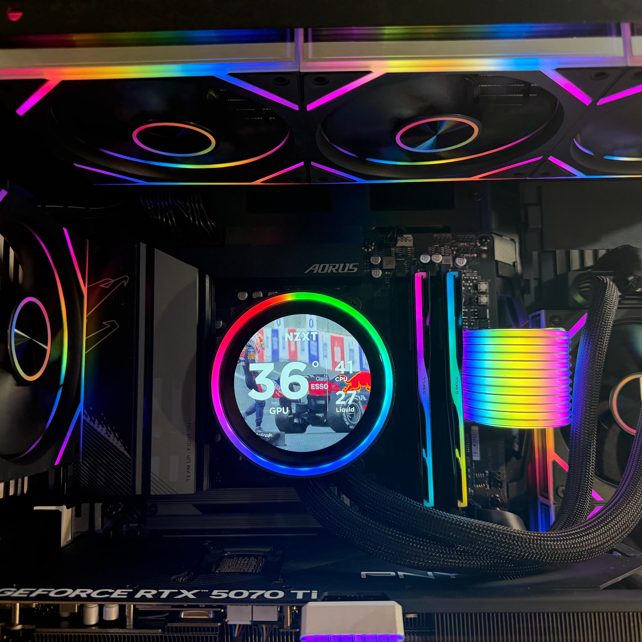 🌑✨RTX 5070 Ti | 9800x3d| 32GB RGB DDR5 | 2TB NVMe | Windows 11 Pro🌑✨"ECLIPSE PRISM” Gaming PC